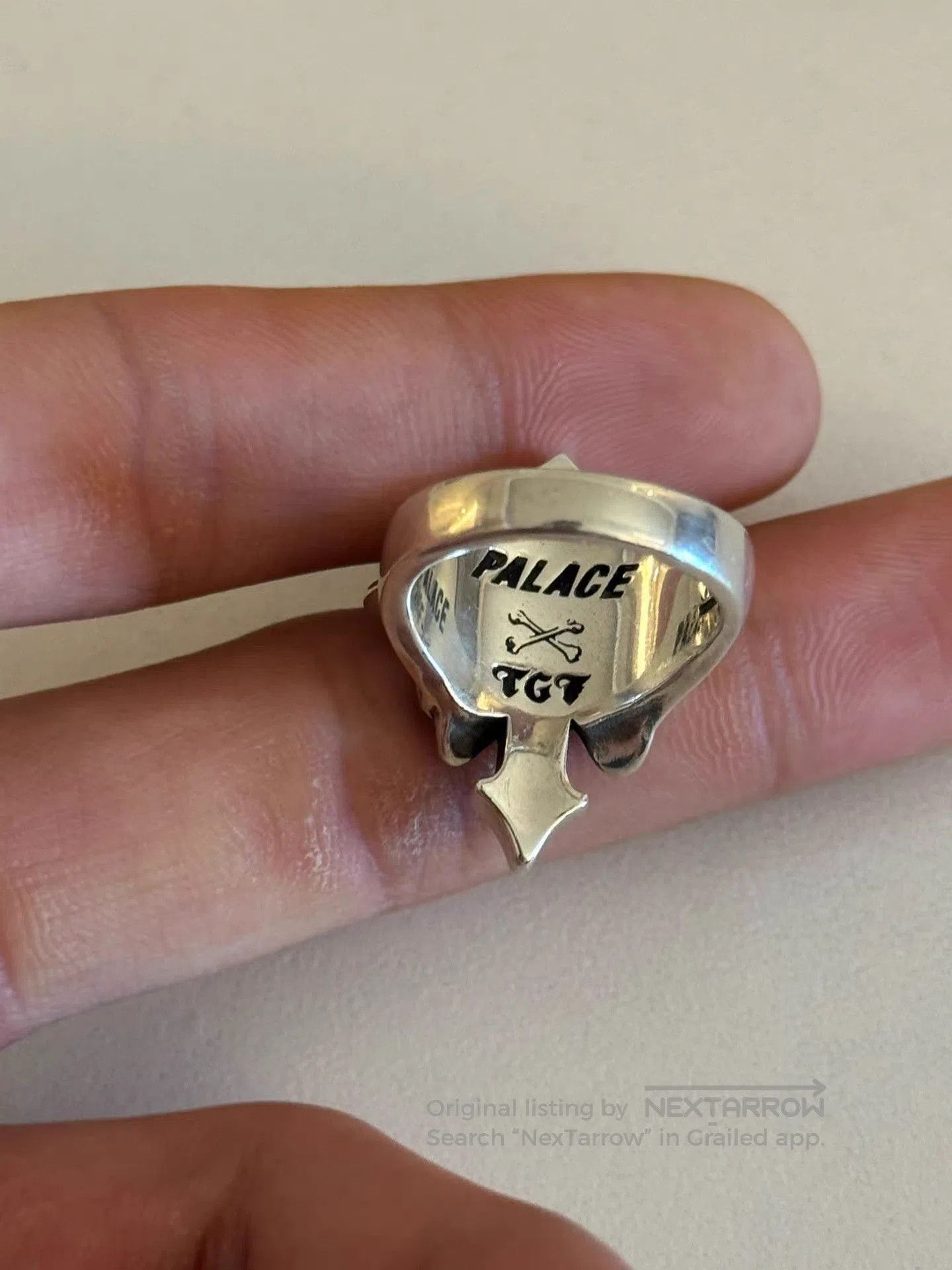 The Great Frog Silver Cross Skull Statement Ring. Size ONE SIZE - 2 Thumbnail