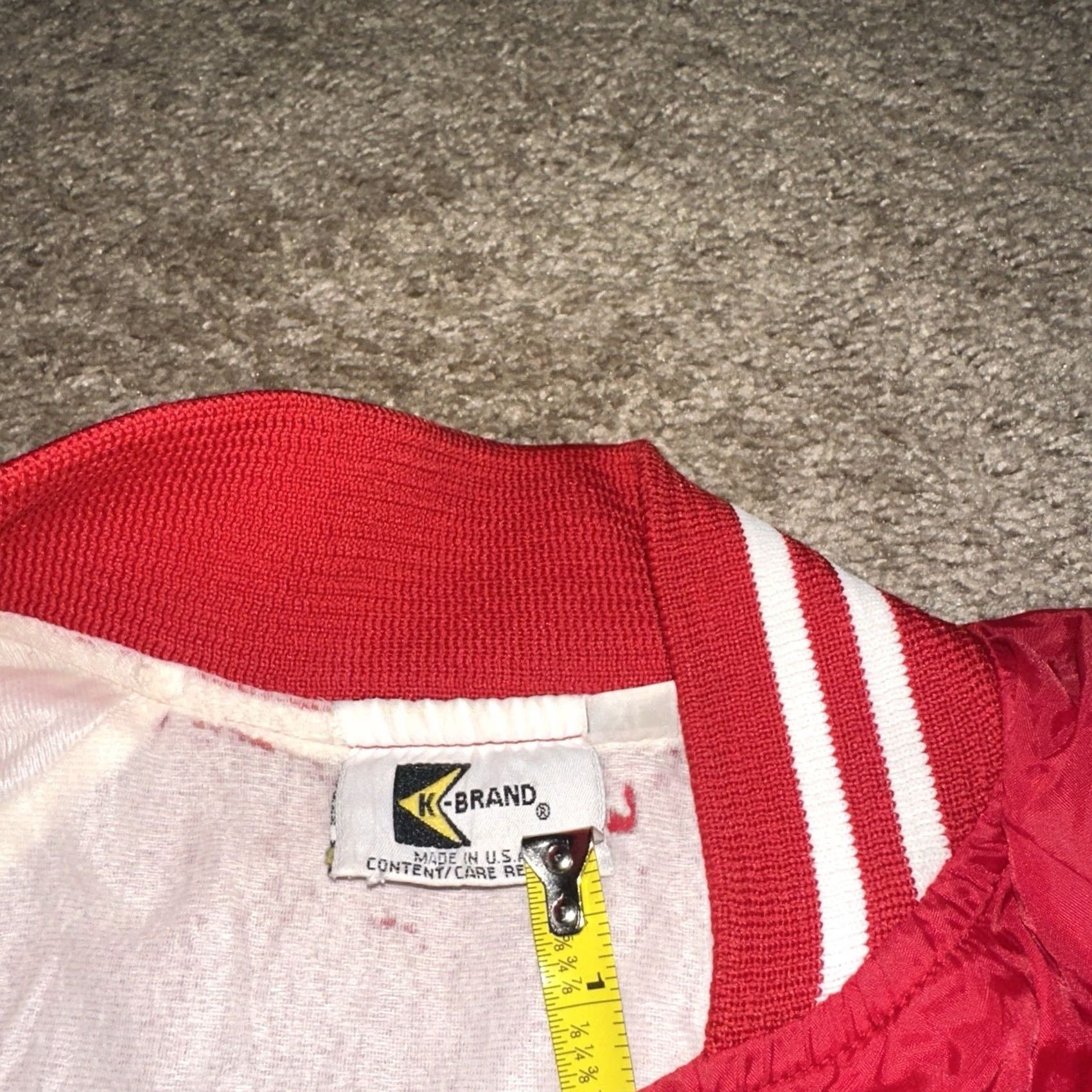 Vintage VINTAGE Radius Varsity Jacket Mens XL Bomber 70s 80s Made in USA Red White Size US XL / EU 56 / 4 - 6 Thumbnail