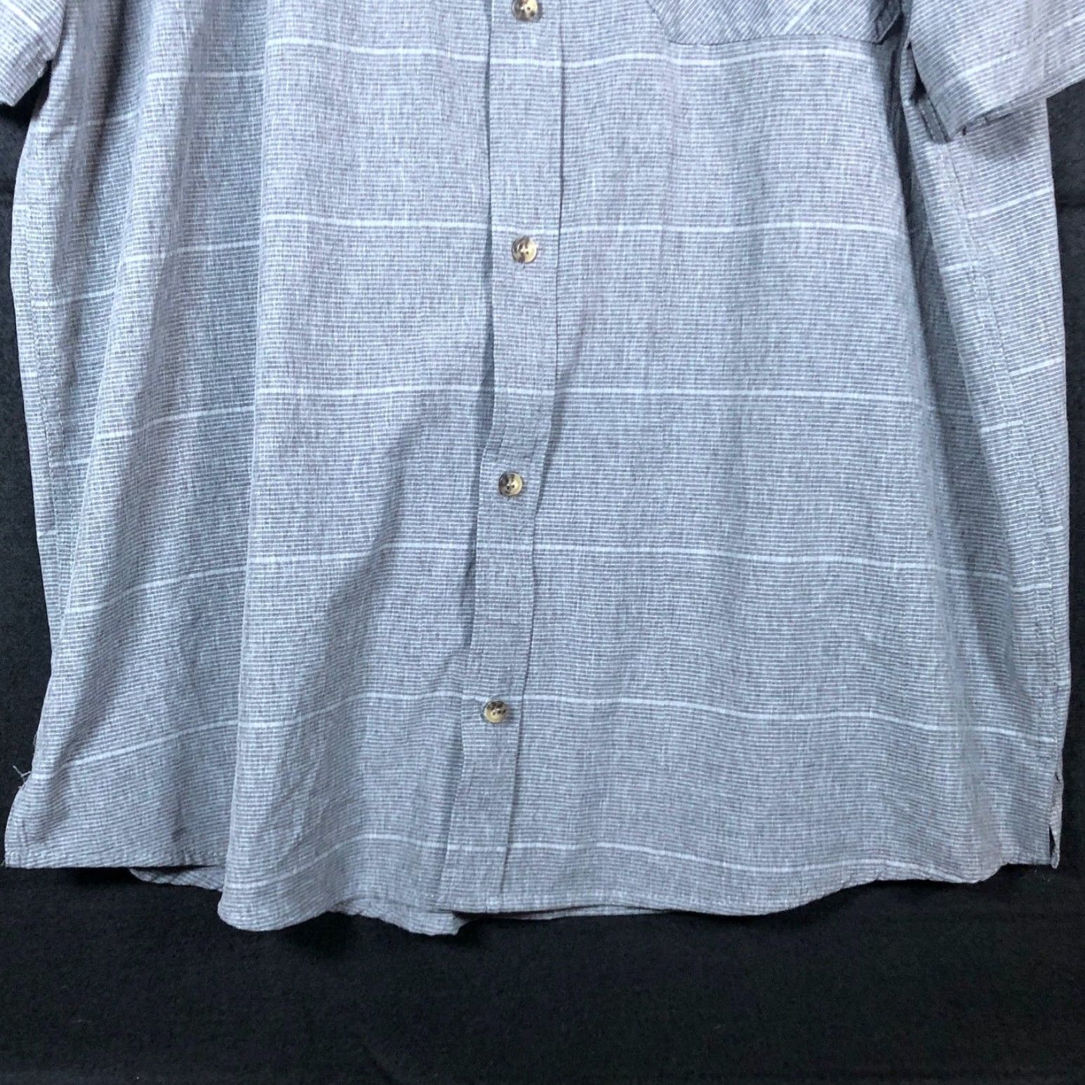 Avalanche Avalanche Shirt Gray Button Down Short Sleeve Casual Stretch XL Mens Size US XL / EU 56 / 4 - 3 Thumbnail