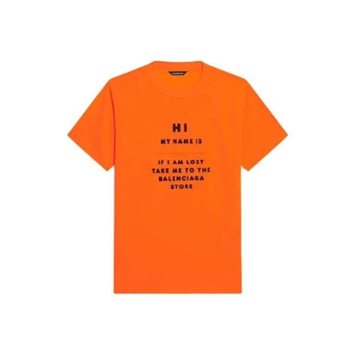 Balenciaga Balenciaga Orange Short Sleeve T-Shirt for Women 0079-2507 Size M / US 6-8 / IT 42-44 - 1 Thumbnail