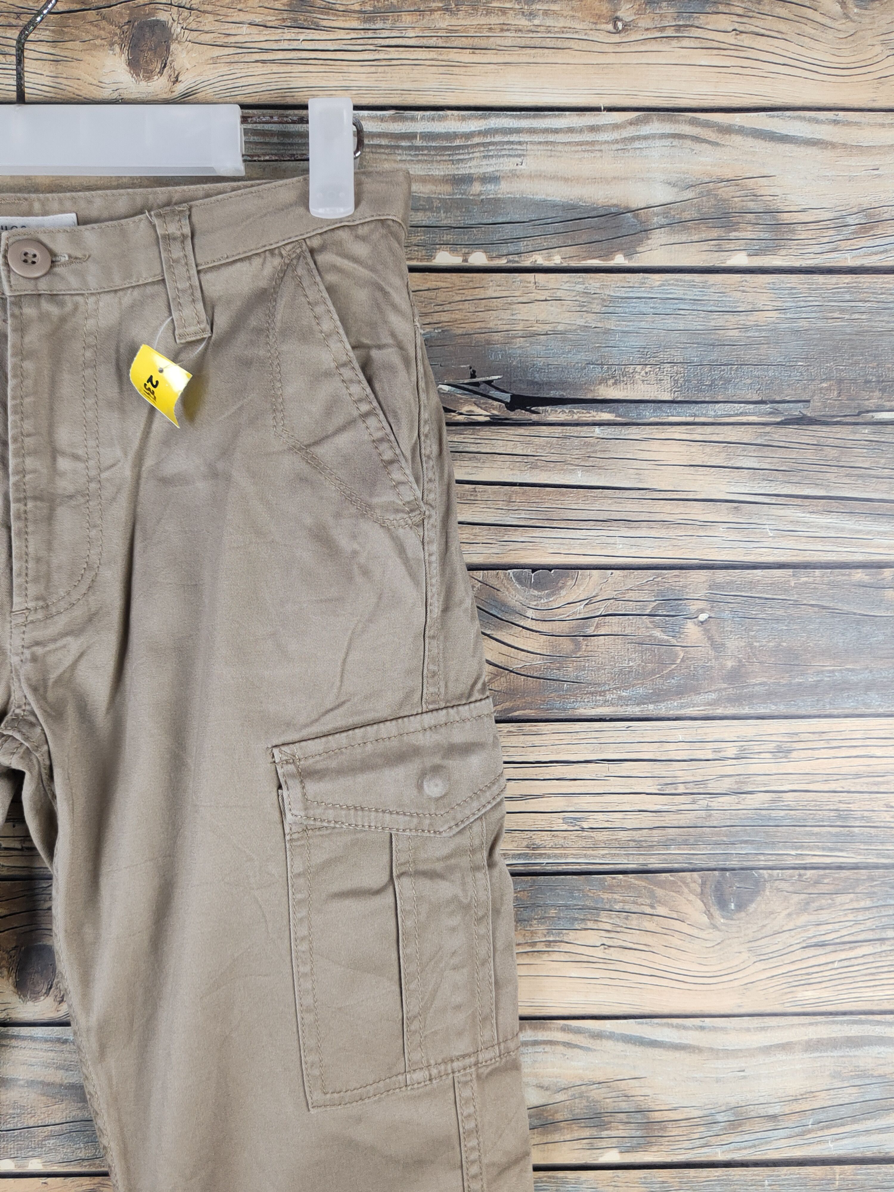 Japanese Brand DL Shuca Global Work Beige Multipocket Cargo Pants #2377 Size US 28 / EU 44 - 5 Thumbnail