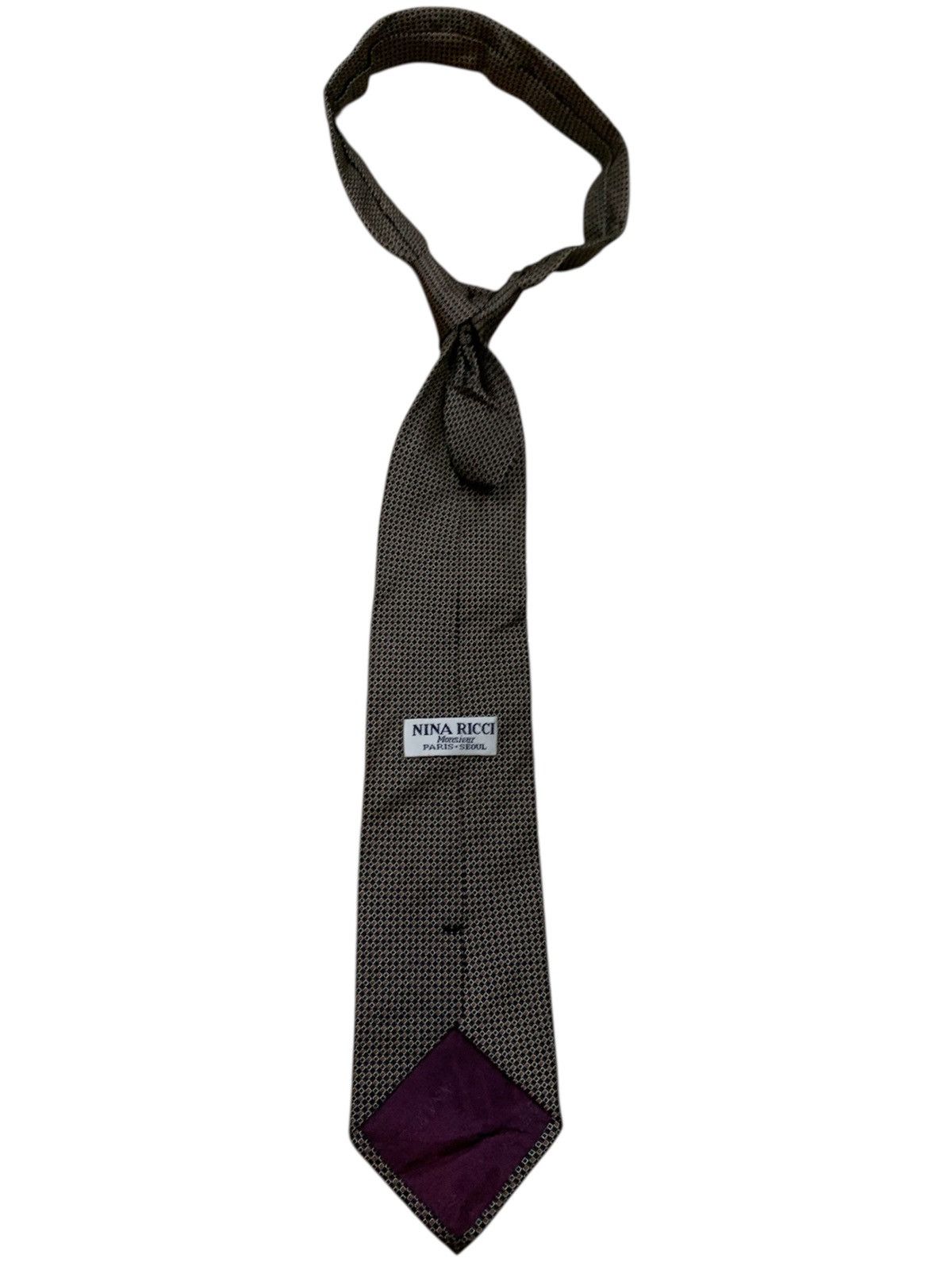 Designer Nina Ricci Paris Neck Tie Size ONE SIZE - 2 Thumbnail