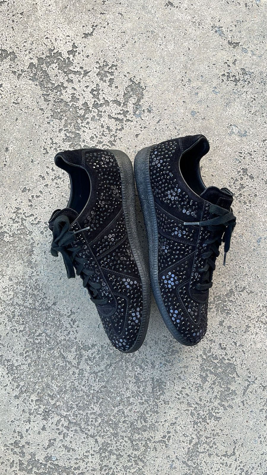 Maison Margiela Maison Margiela Gat Replica Swarovski Black Crystal Size US 9 / EU 42 - 5 Thumbnail