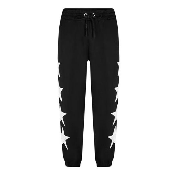 image of Palm Angels O1G2R1Mq0524 Joggers In Black & White in Black/White, Men's (Size 30)