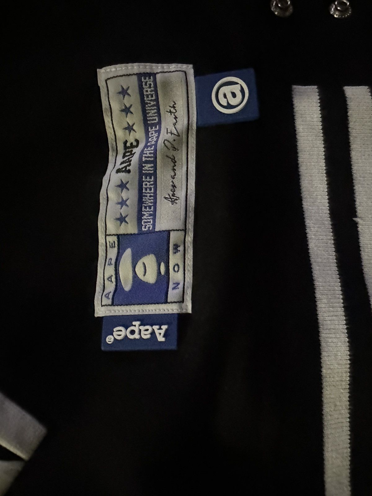 Aape × Bape Bape varsity jacket Size US M / EU 48-50 / 2 - 6 Thumbnail