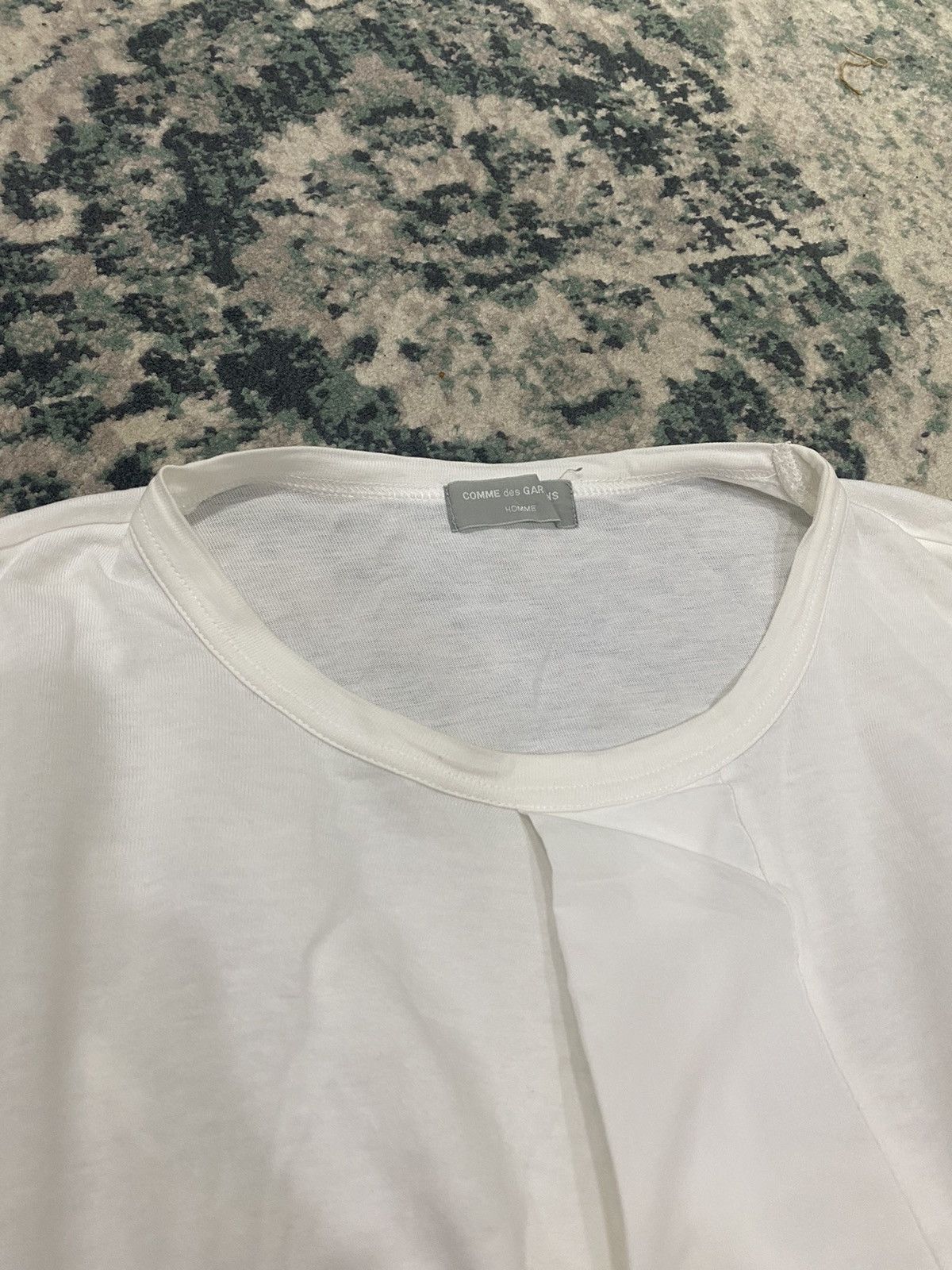 Comme des Garcons AW97 Comme Des Garçons Cut & Sew Nylon Cotton T Shirt Size US L / EU 52-54 / 3 - 8 Thumbnail