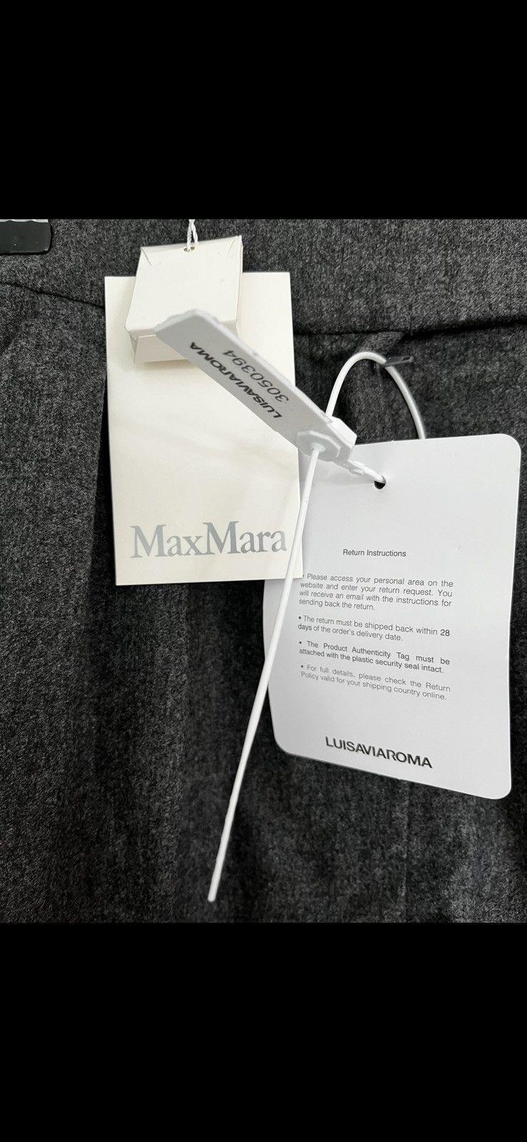 Max Mara Max Mara Wool Tailored Mini Skirt Grey IT 38 S New With Tags Size 26" / US 2 / IT 38 - 2 Thumbnail