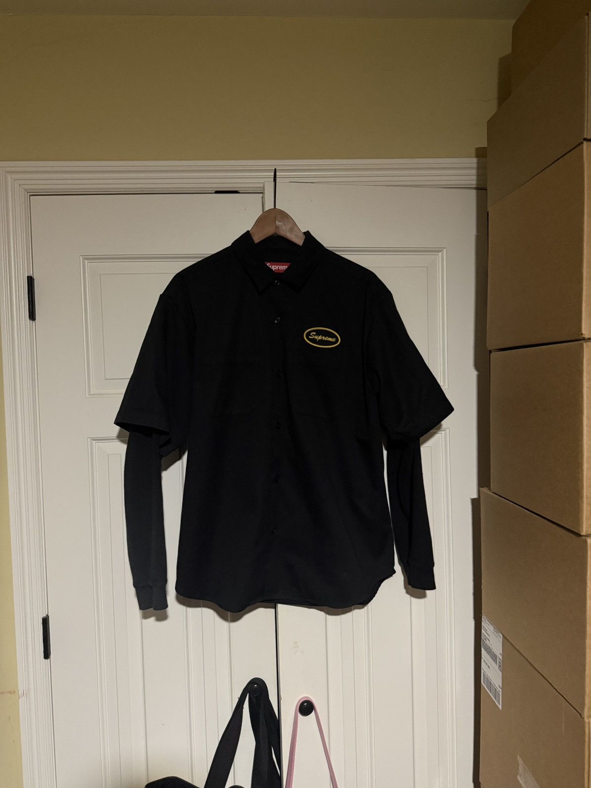 Supreme Supreme Thermal Sleeve Work Shirt FW22 Size US M / EU 48-50 / 2 - 1 Thumbnail