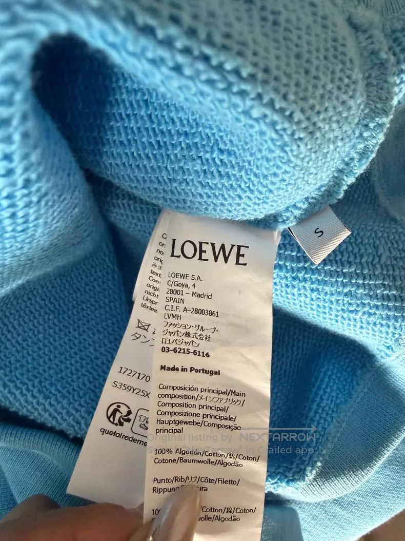 Loewe Loewe Leather Patch Hooded Sweatshirt Size S / US 4 / IT 40 - 5 Thumbnail