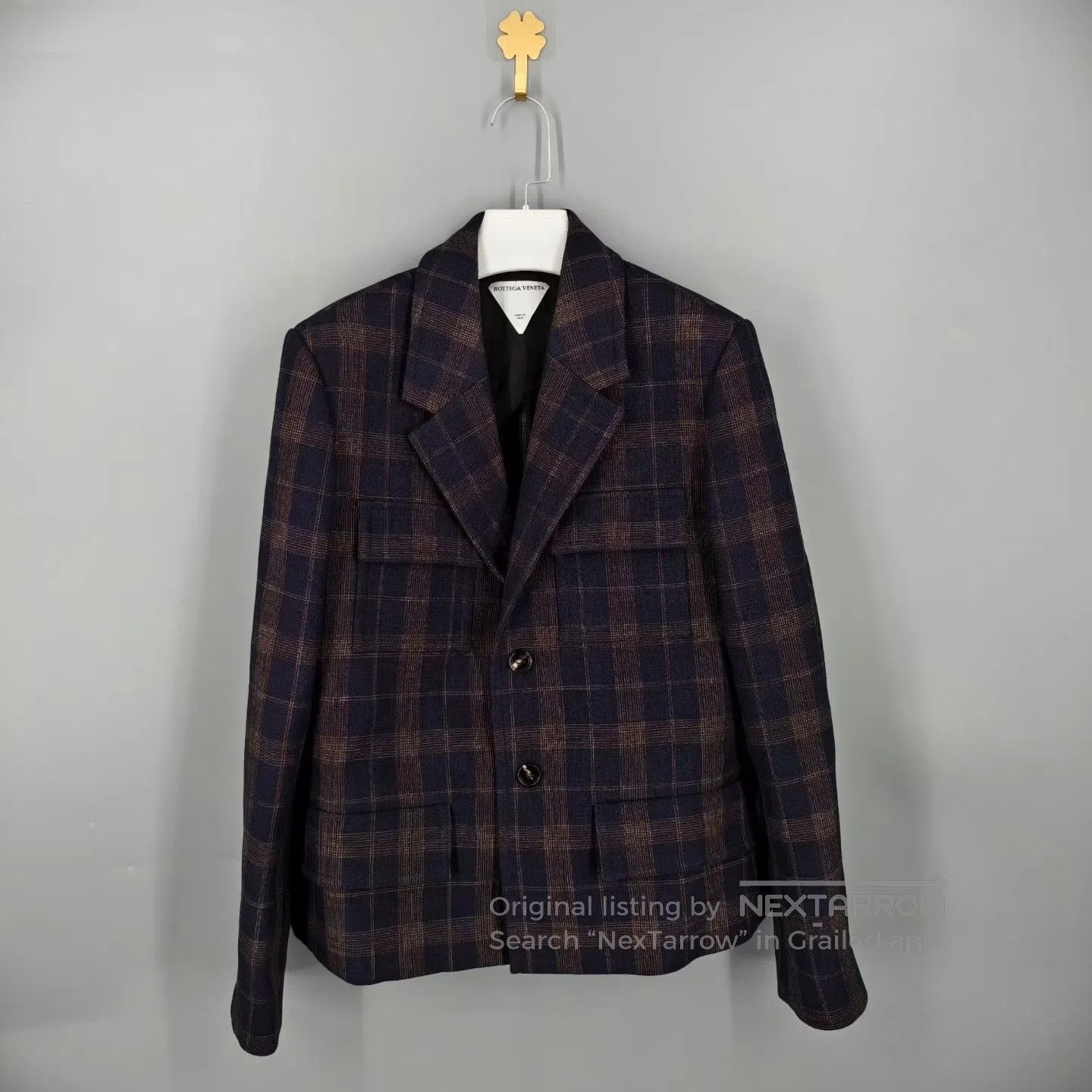 Bottega Veneta Bottega Veneta Plaid Single-Breasted Suit| Size S / US 4 / IT 40 - 1 Thumbnail