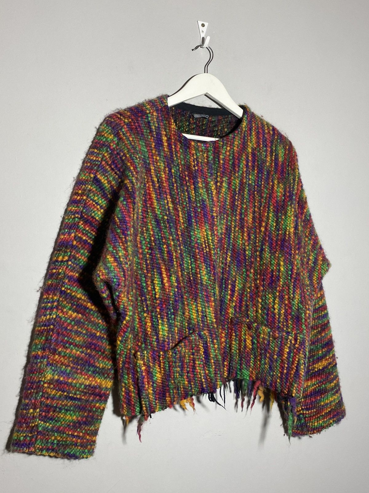 Annikki Karvinen Annikki Karvinen Avant Garde Hand Made Heavy Knit Sweater Size M / US 6-8 / IT 42-44 - 3 Thumbnail