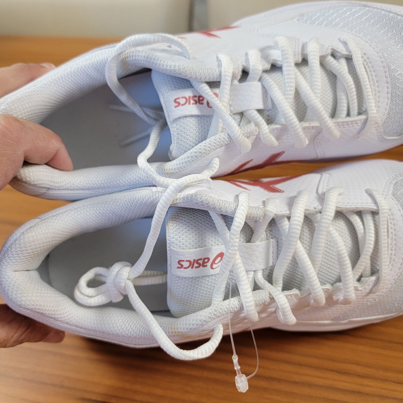 Asics ASICS Wmns Gel Dedicate 8 'White Light Garnet' Sz 10.5 Size US 10.5 / IT 40.5 - 8 Thumbnail
