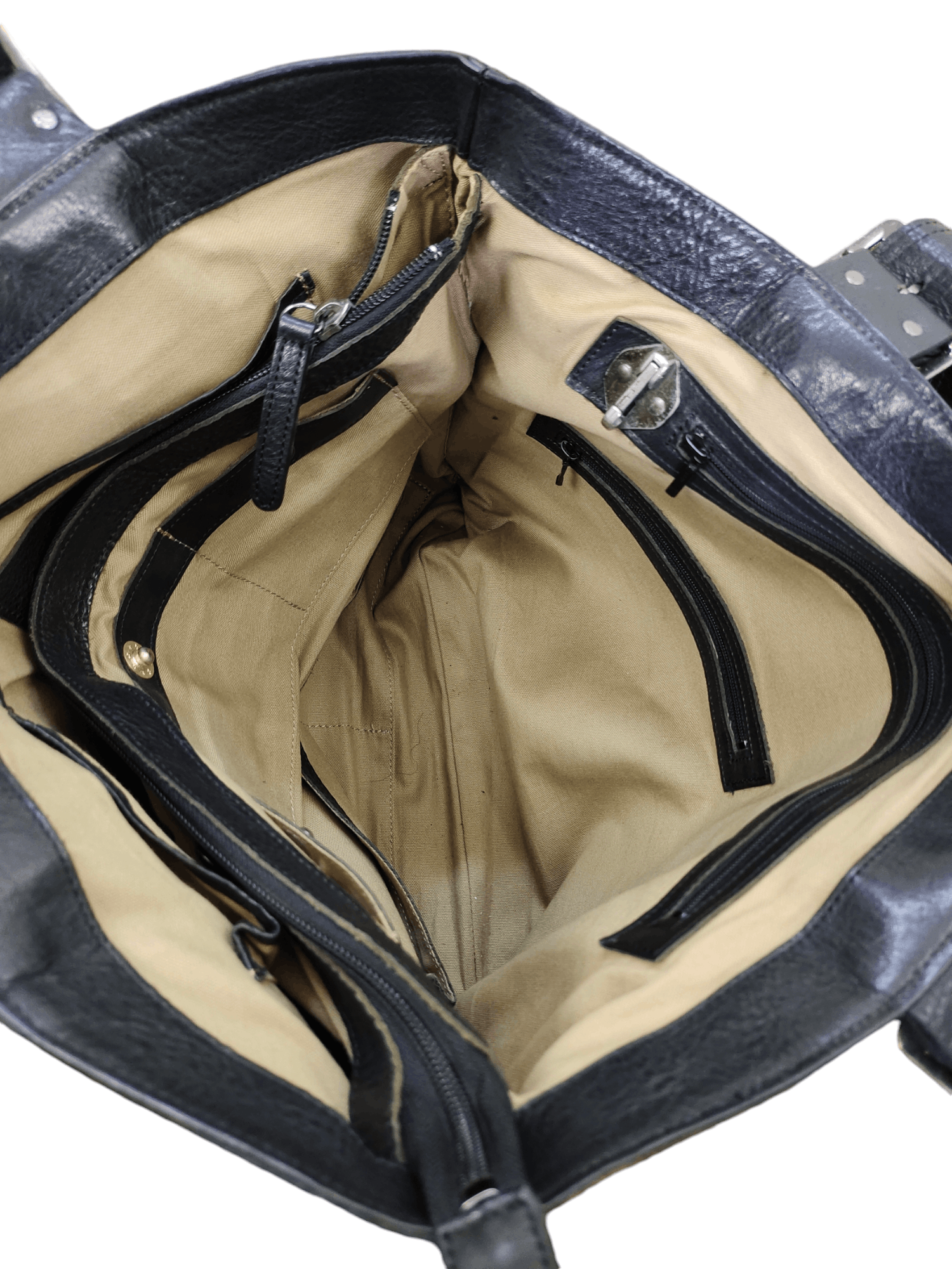 Genuine Leather Vintage Wogna Kagawa Japan Patina Olive Leather Tote Bag Size ONE SIZE - 18 Thumbnail