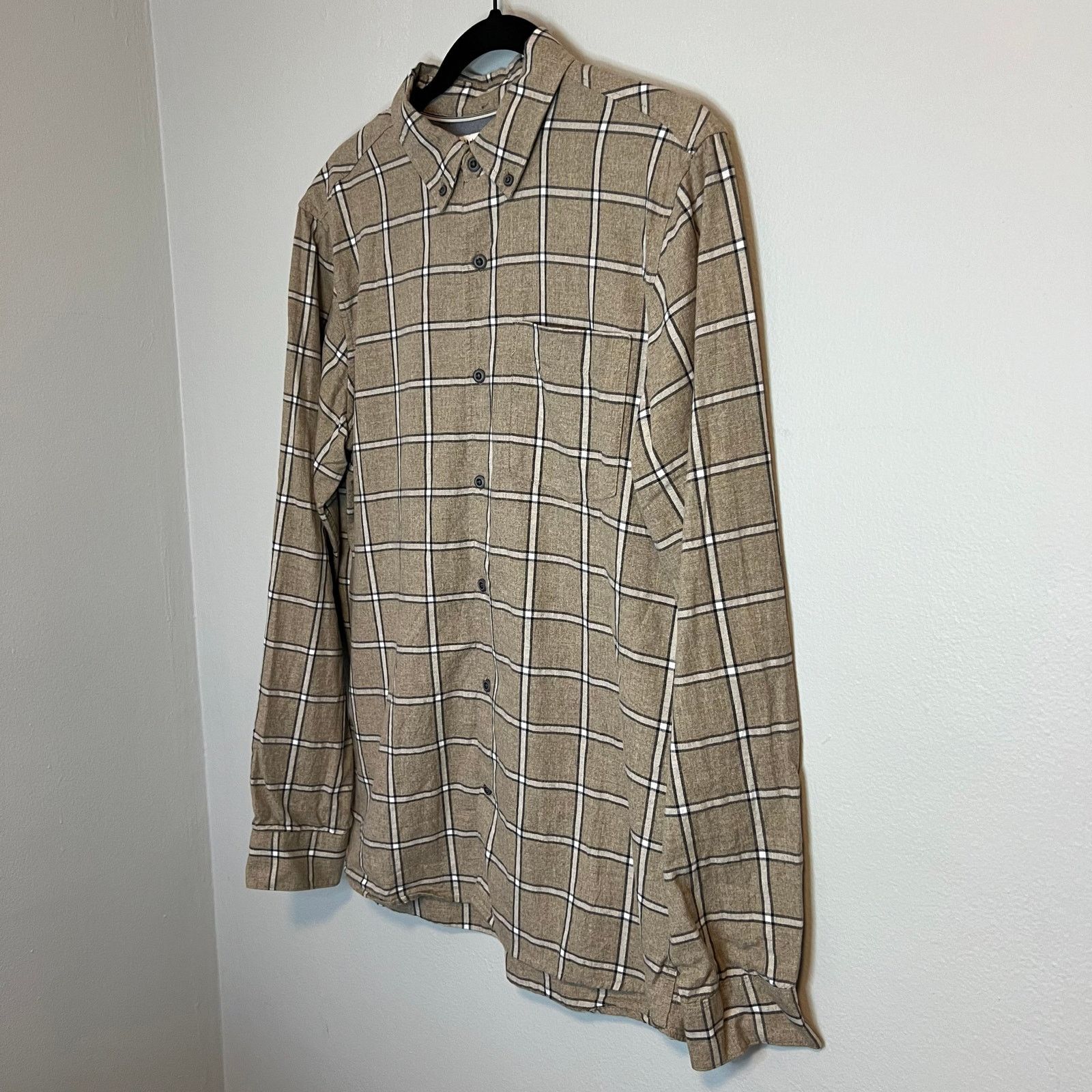 Hurley Hurley Plaid Tan Flannel Button Up Casual Shirt Mens Size M Size US M / EU 48-50 / 2 - 8 Thumbnail