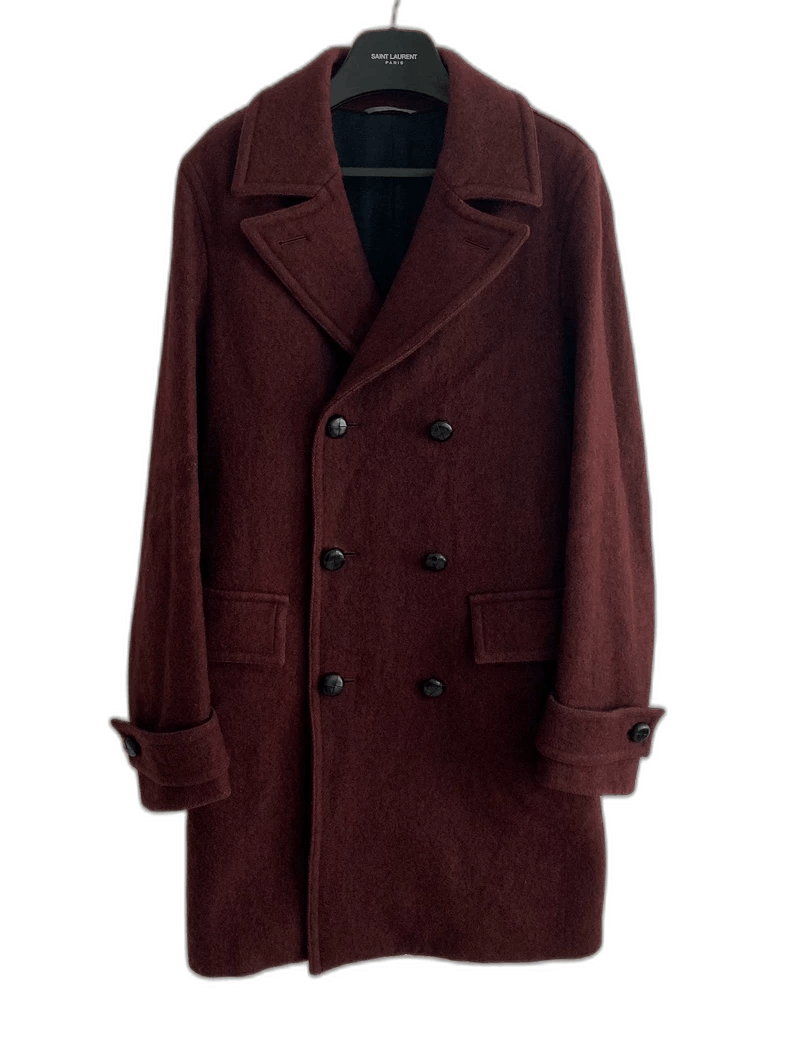Dior Dior Homme Double-Breasted Wool Coat Size US L / EU 52-54 / 3 - 1 Thumbnail