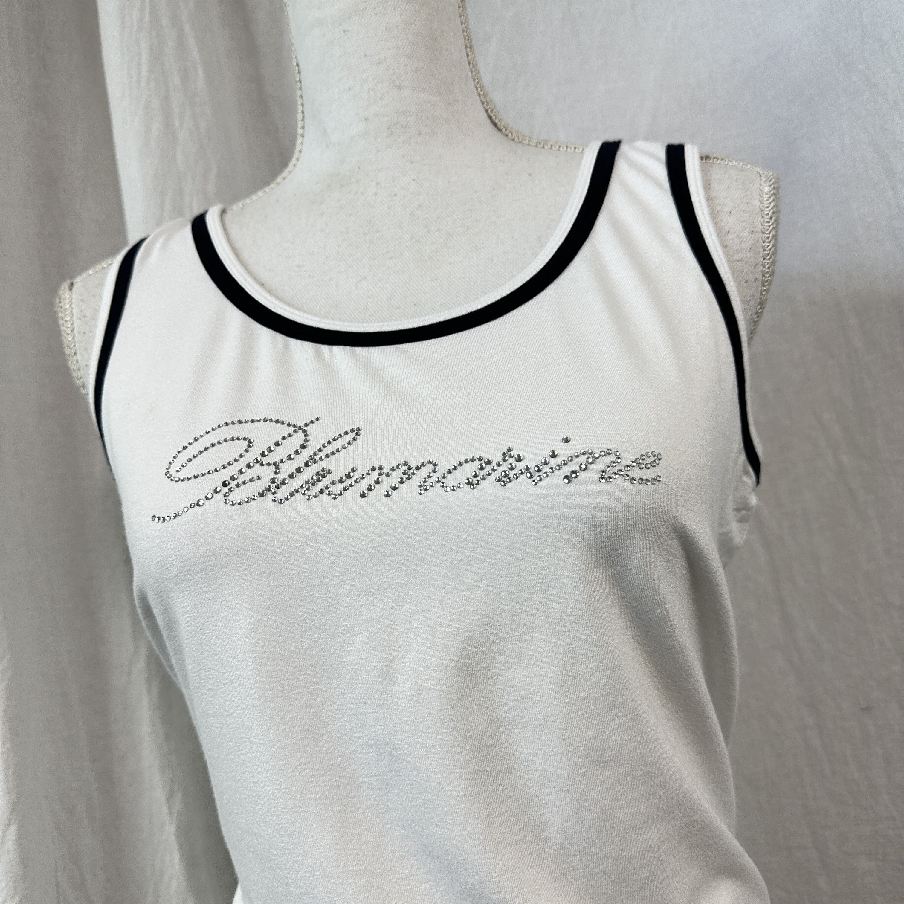 Blumarine Vintage Streetwear Sporty Blumarine Tank Top Y2K Size L / US 10 / IT 46 - 5 Thumbnail