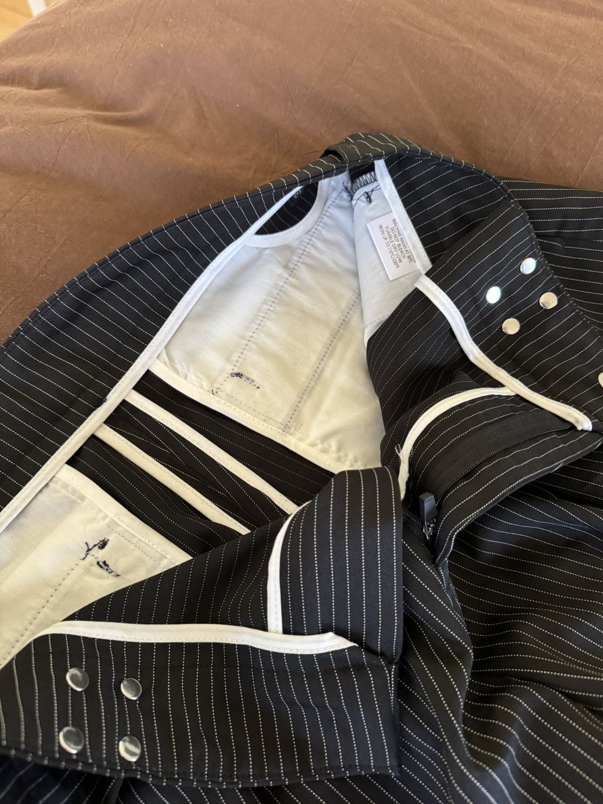 basketcase gallery Basketcase Gallery Caldwell Pinstripe Pants Size US 32 / EU 48 - 4 Thumbnail
