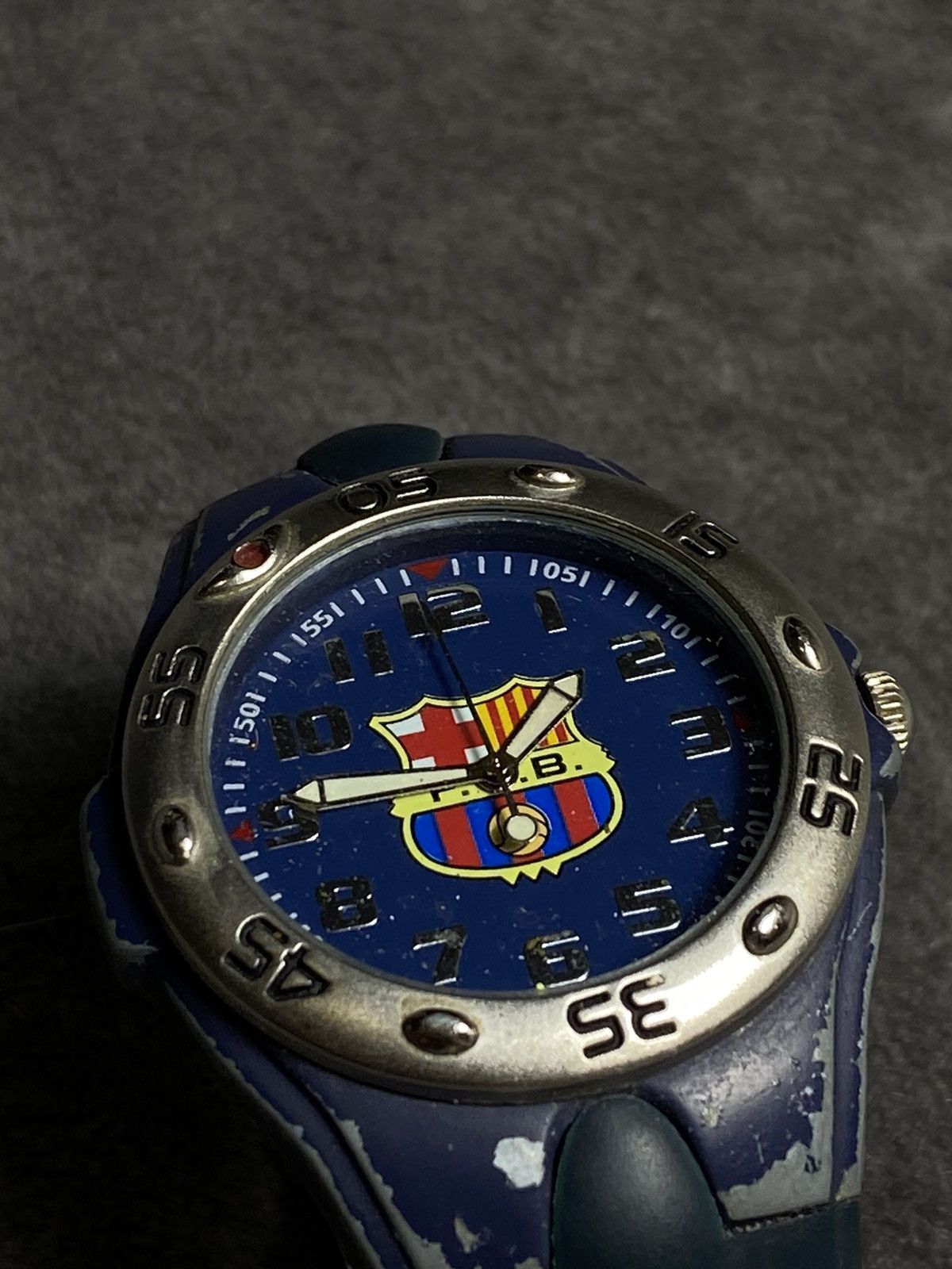 Jewelry Futuristic Vintage Japanese FC Barcelona Watch | Work 100% Size ONE SIZE - 9 Thumbnail