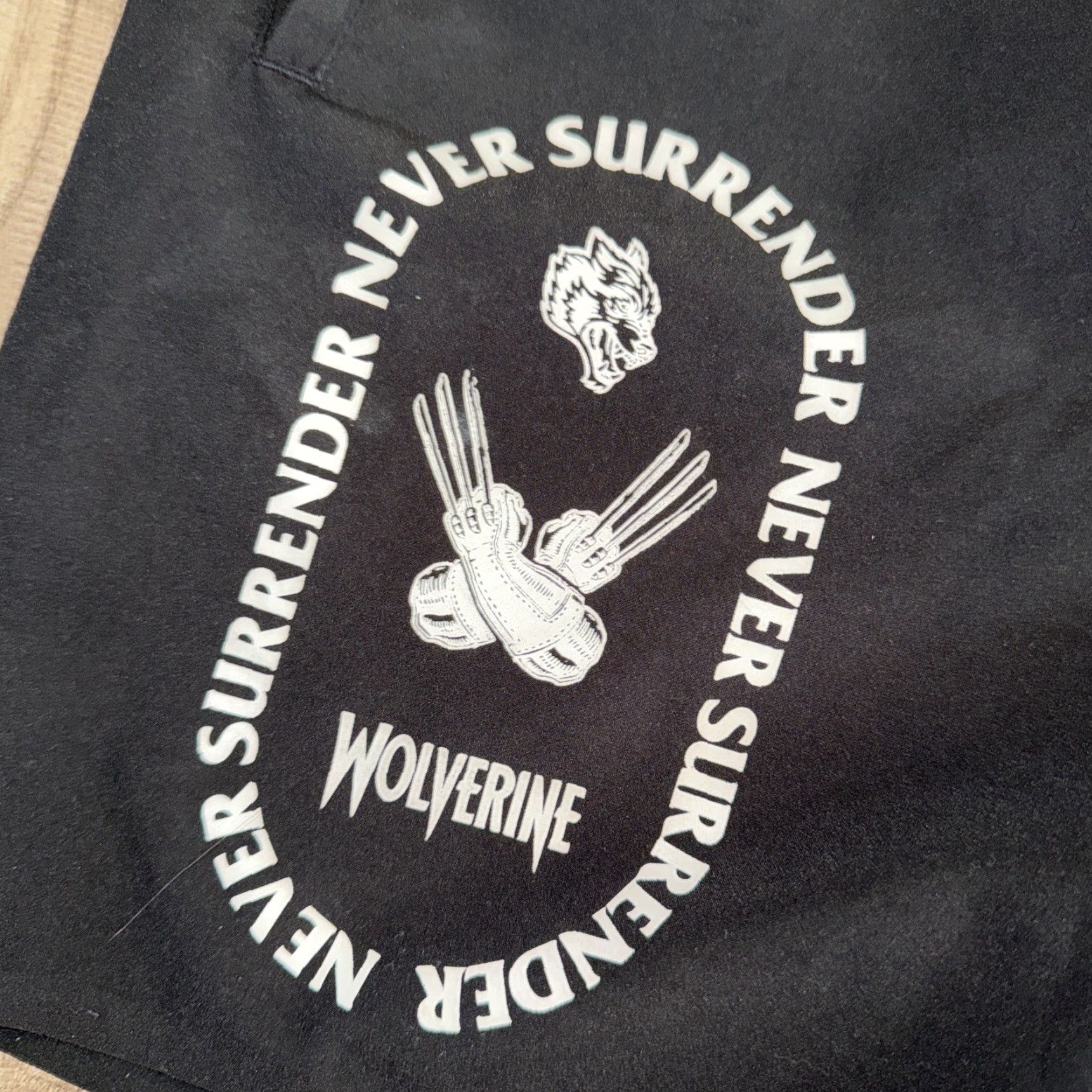 Vintage Darc Sport Wolverine Shorts Black Men 26 Bermuda Sports Marvel Wolverine Shirt? Size US 26 / EU 42 - 2 Thumbnail