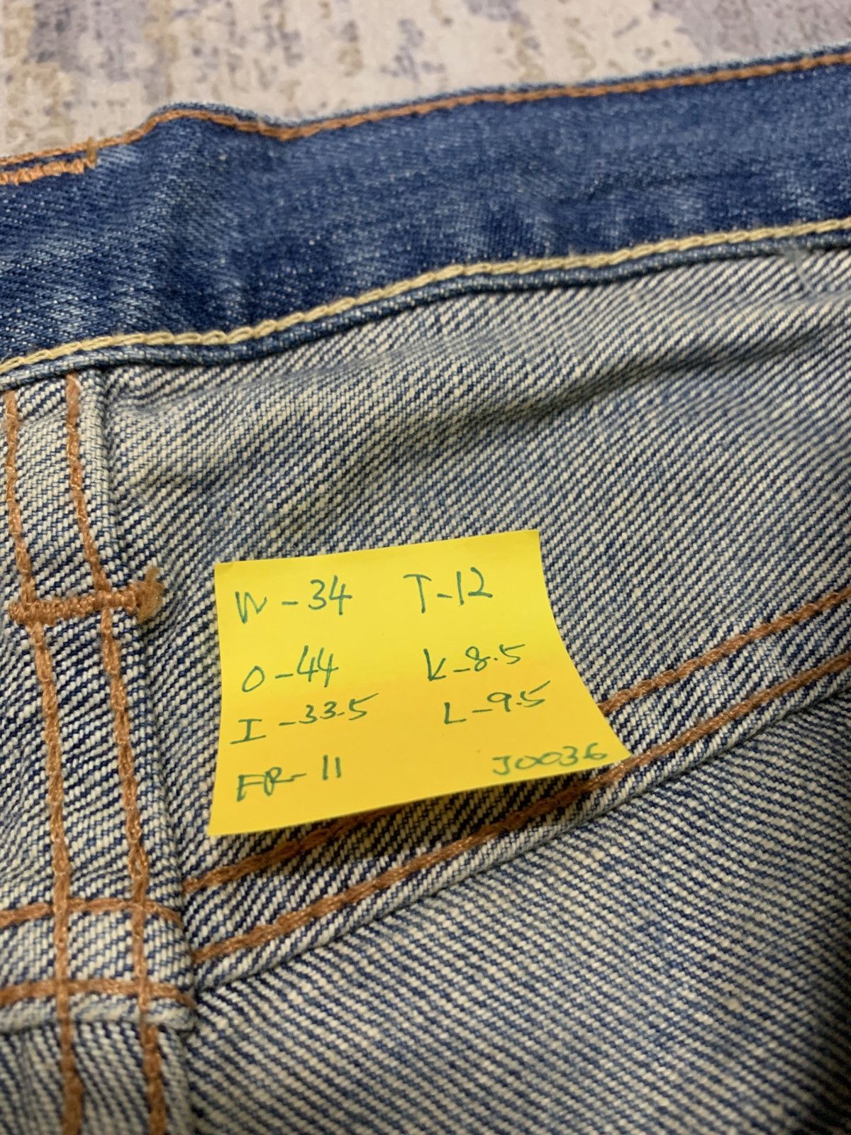 Abercrombie & Fitch Y2K Abercrombie Fitch Distressed Bootcut Flare Denim Jeans Size US 34 / EU 50 - 20 Thumbnail