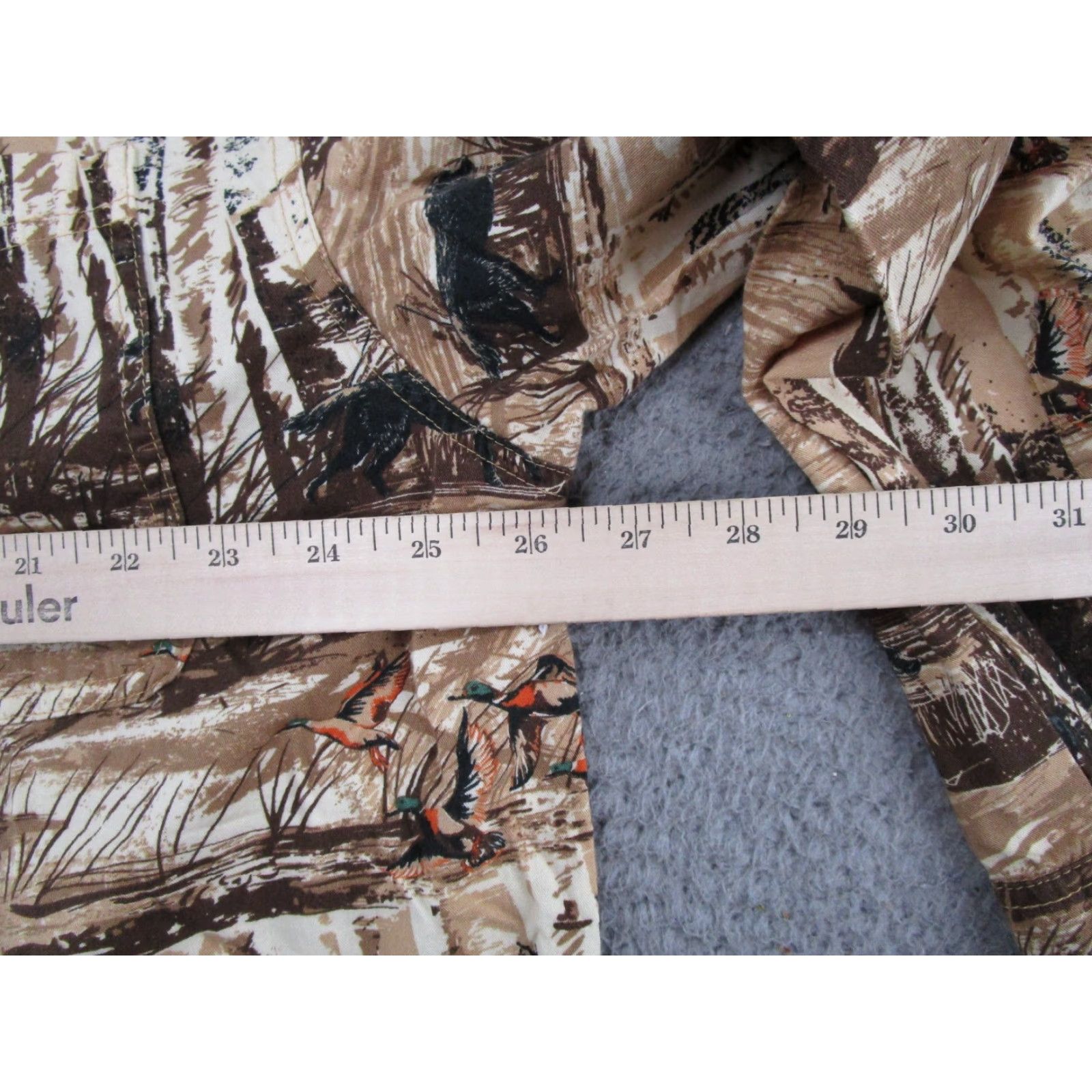 Gloverall Outdoor Life Button-Up Shirt 2XL Multicolor Long Sleeve Western Outdoor Shirts Mens Dogs Ducks Size US XXL / EU 58 / 5 - 5 Thumbnail