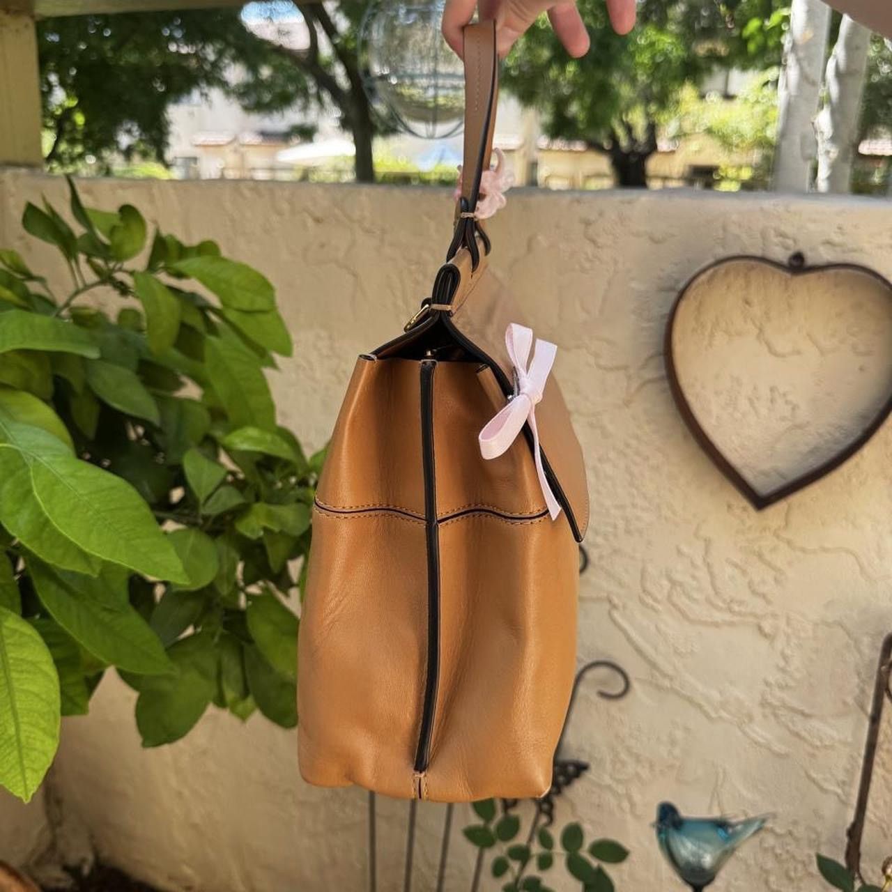 Tory Burch Tory Burch Tan Leather Top Handle Bag Size ONE SIZE - 5 Thumbnail