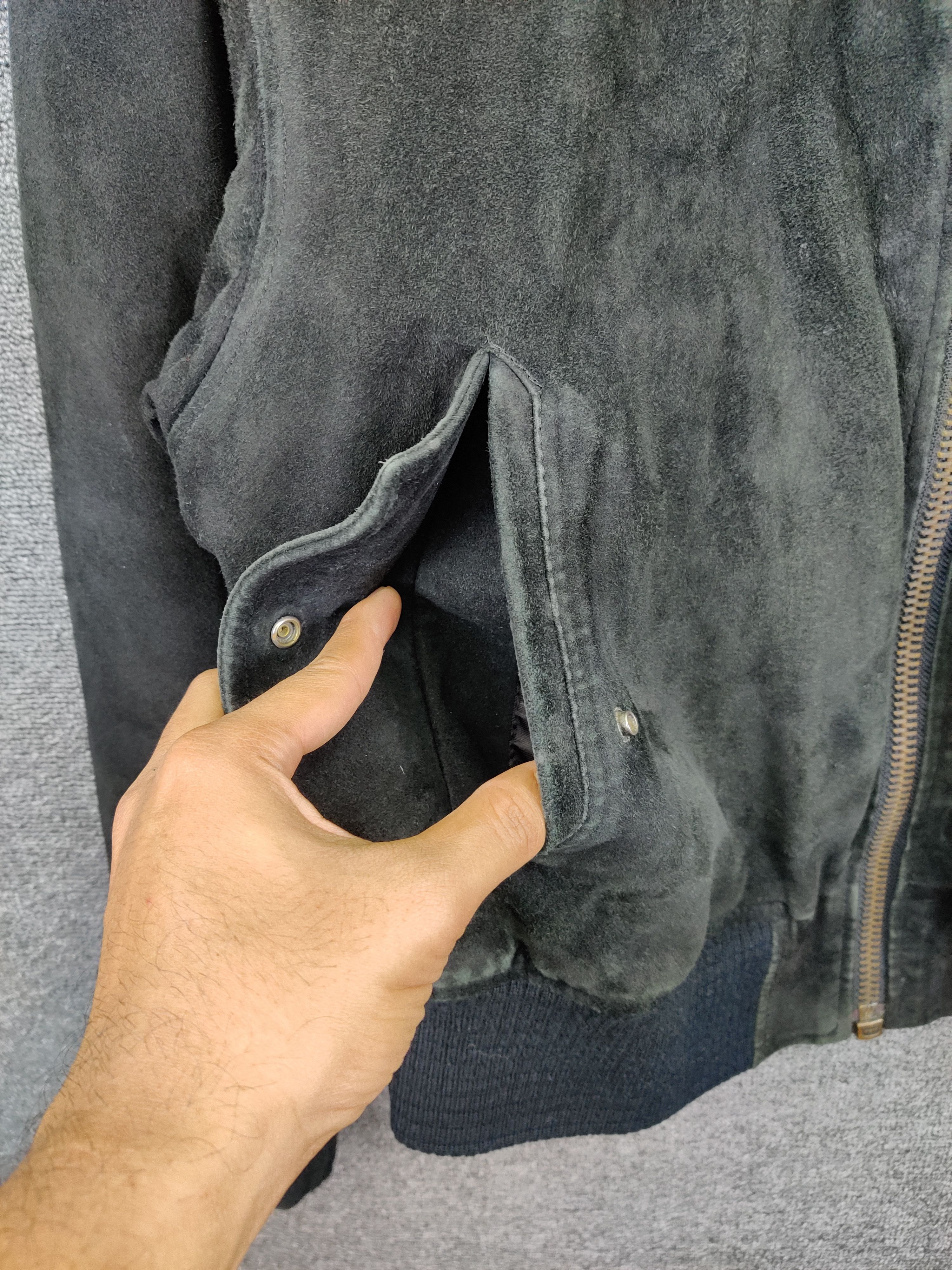 Japanese Brand Vintage Milano Connection Leather Bomber Jacket Size US M / EU 48-50 / 2 - 9 Thumbnail