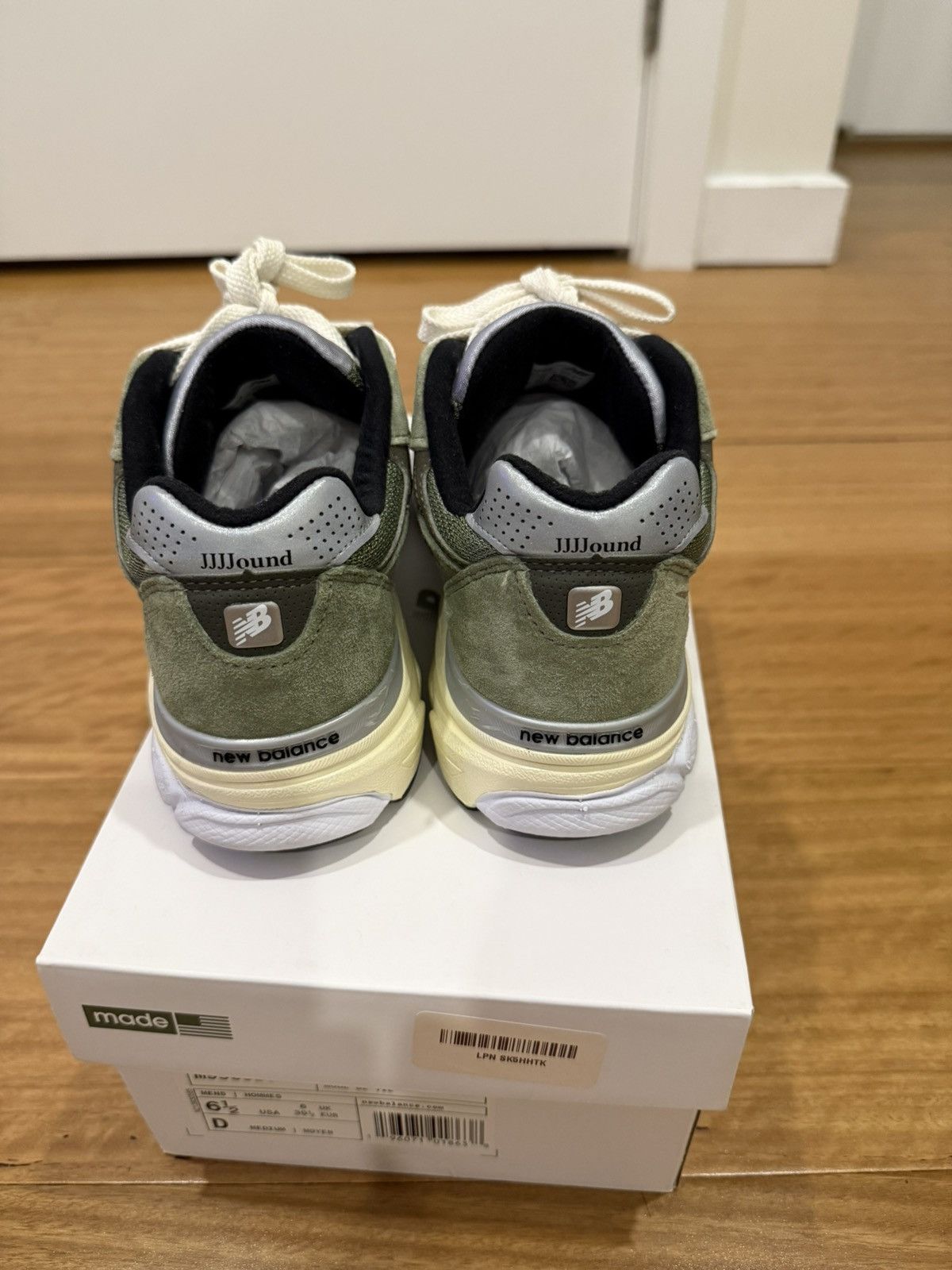 JJJJound × New Balance JJJJound New Balance 990v3 Size US 6.5 / EU 39-40 - 4 Thumbnail