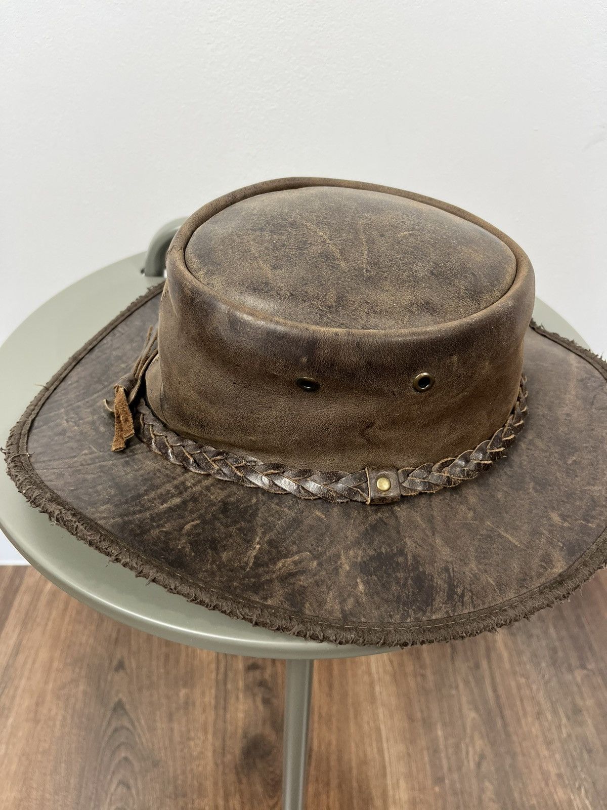 Other Barmah Leather Cowboy Outback Hat Australia Unisex L Size ONE SIZE - 6 Thumbnail