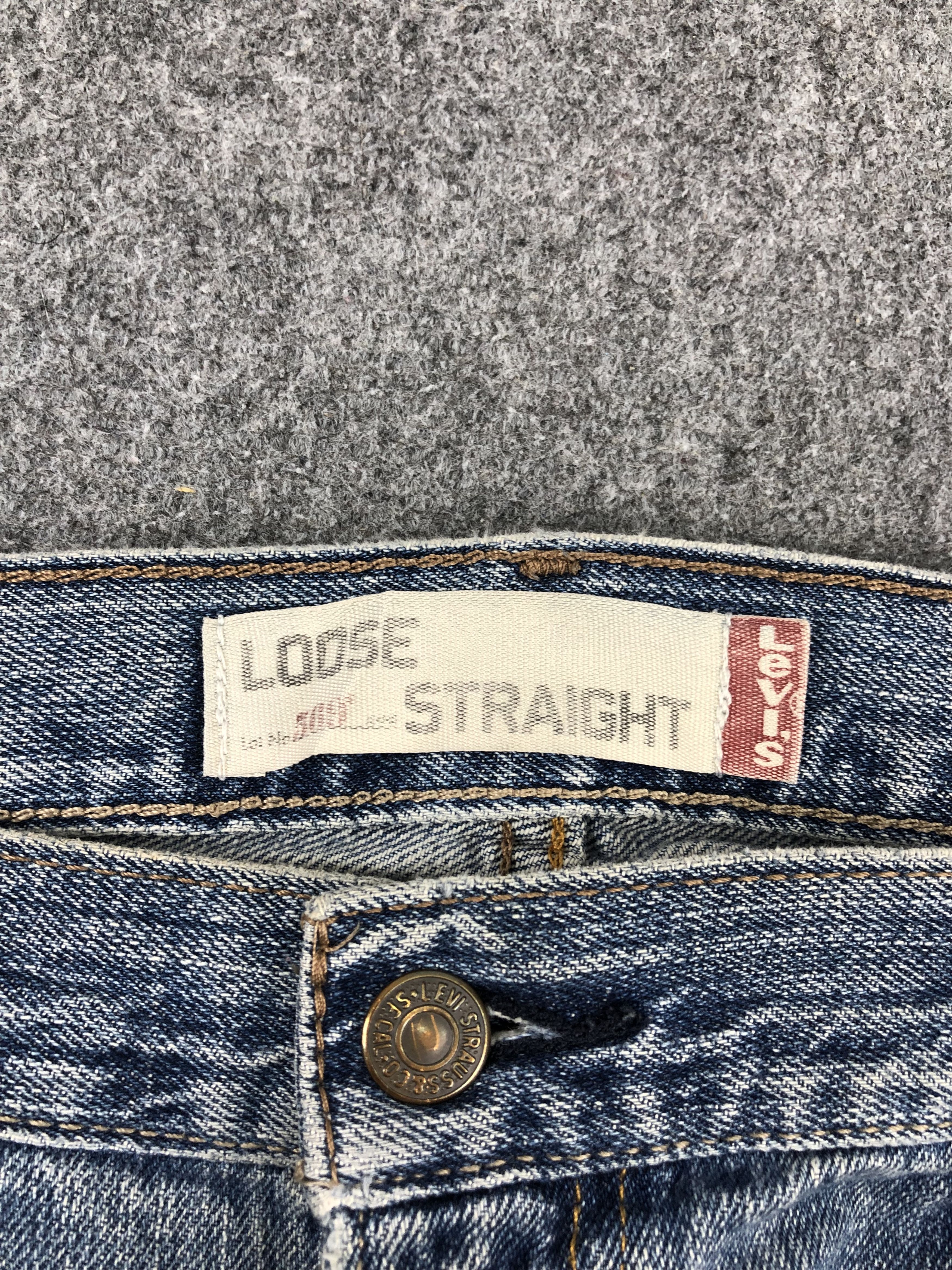 Levi's Vintage Levis 569 Faded Blue Jeans DPP0242 Size US 39 - 7 Thumbnail