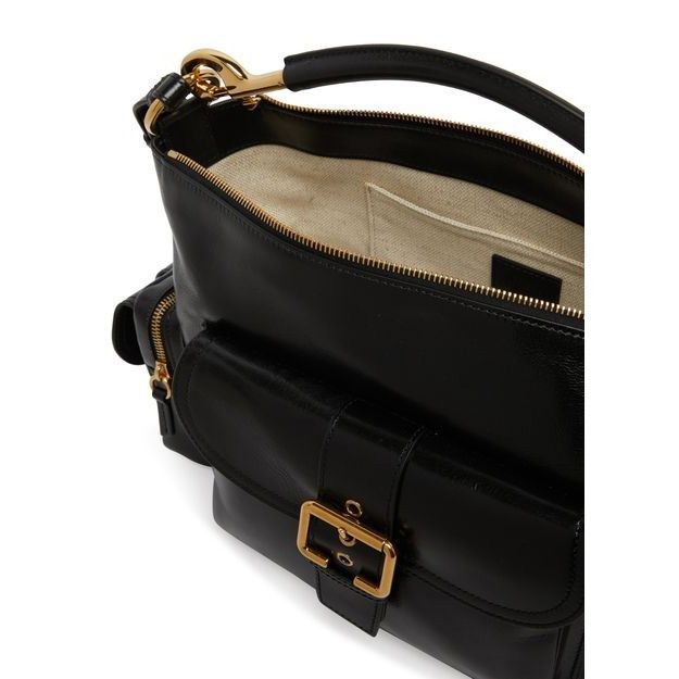 Chloe Chloe Camera Black Shiny Leather Shoulder Bag New & Authenti Size ONE SIZE - 4 Thumbnail