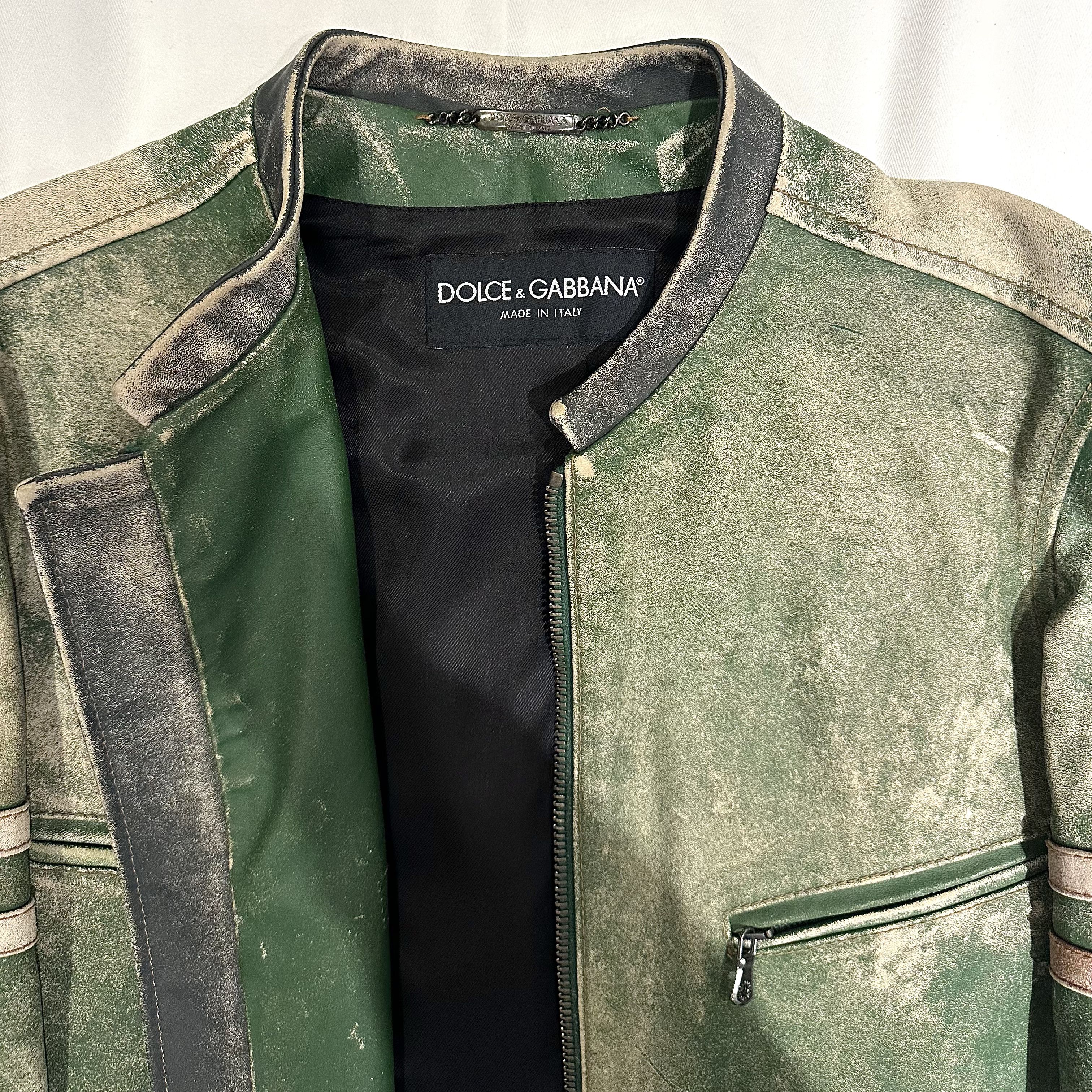 Dolce & Gabbana Dolce & Gabanna Archive Horse Leather Biker Jacket Size US M / EU 48-50 / 2 - 5 Thumbnail