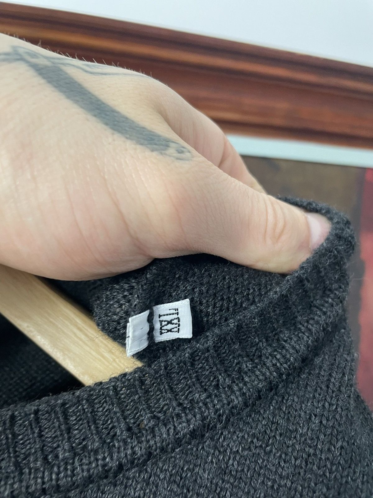 Dirk Bikkembergs Dirk Bikkembergs Wool Sweater Designer Belgium Big Logo Rare Size US XL / EU 56 / 4 - 5 Thumbnail