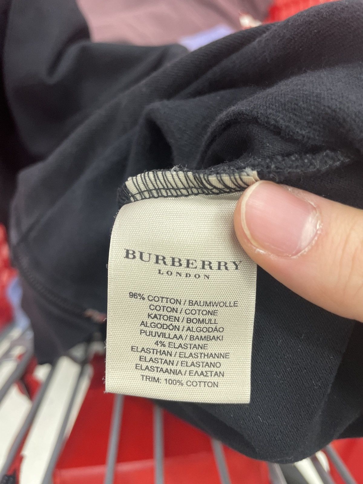 Burberry Y2K Burberry Black Zip Up Hoodie with Red Embroidered Logo Size XS / US 0-2 / IT 36-38 - 4 Thumbnail