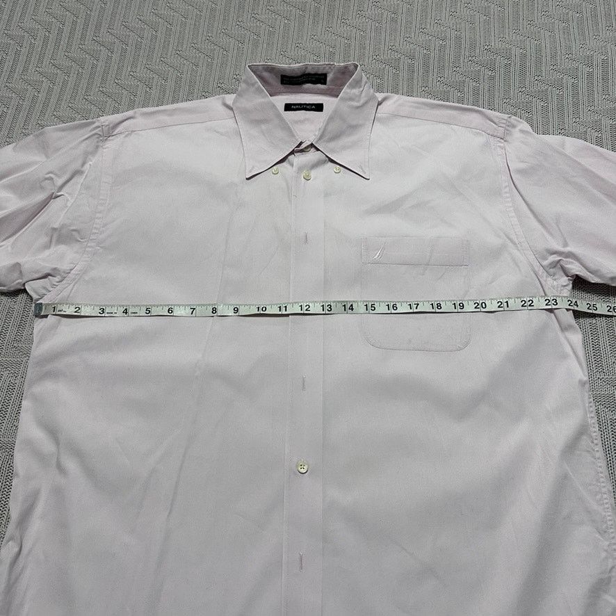 Nautica Nautica pink short sleeve button down size L Size US L / EU 52-54 / 3 - 5 Thumbnail