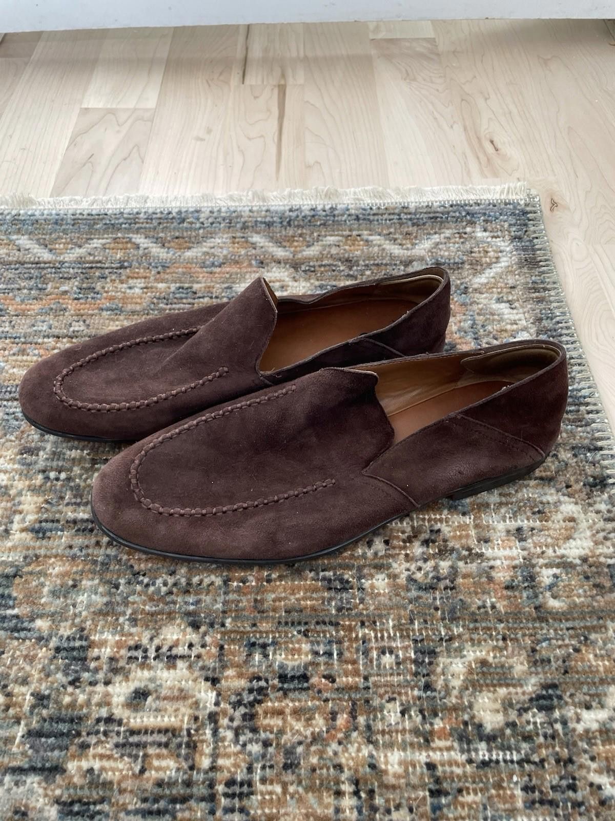 Aldo Aldo men brown suede slip on loafer 11 Size US 11 / EU 44 - 2 Thumbnail