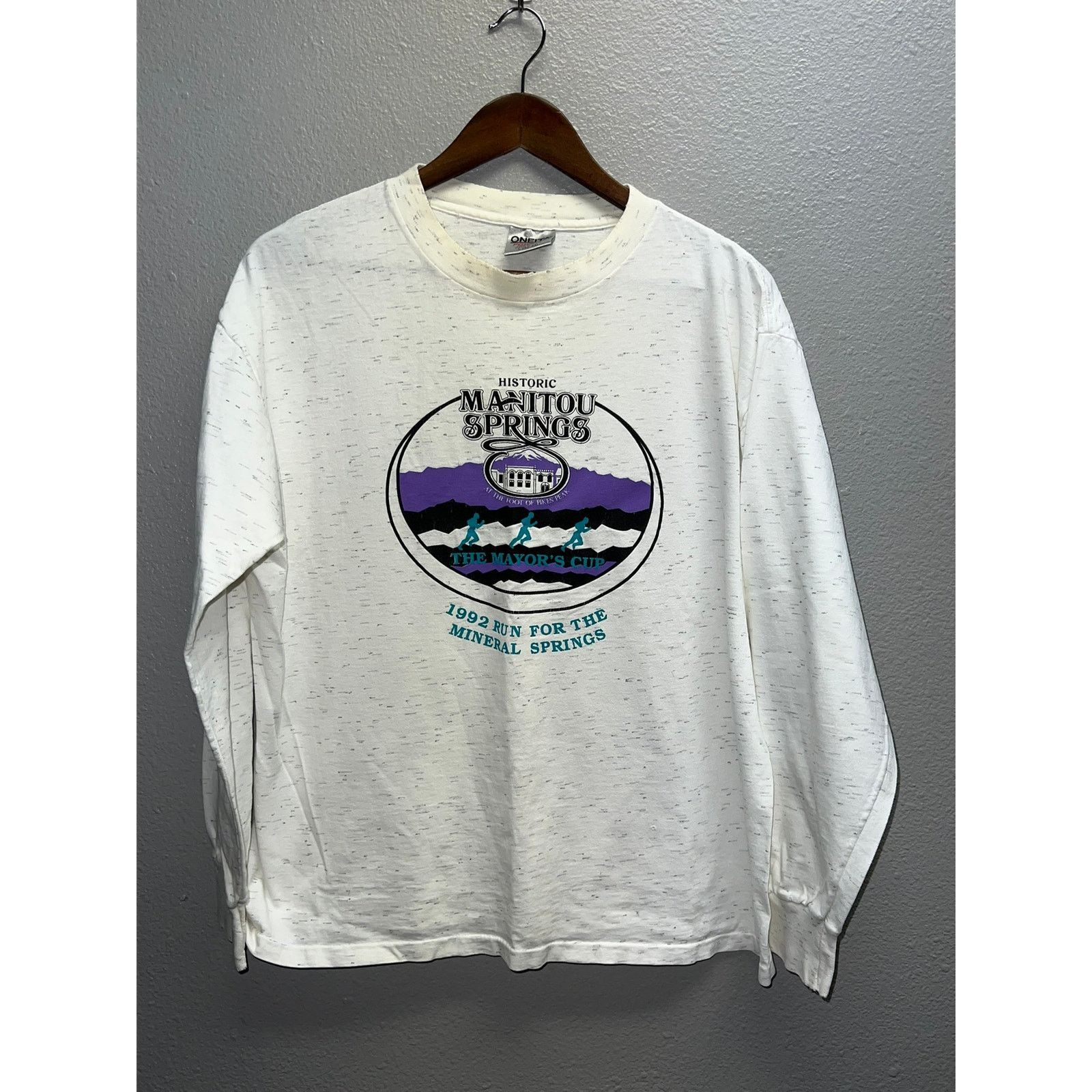 Vintage Vintage Manitou Springs Shirt Run For Mineral The Mayors Cup Size US L / EU 52-54 / 3 - 1 Thumbnail