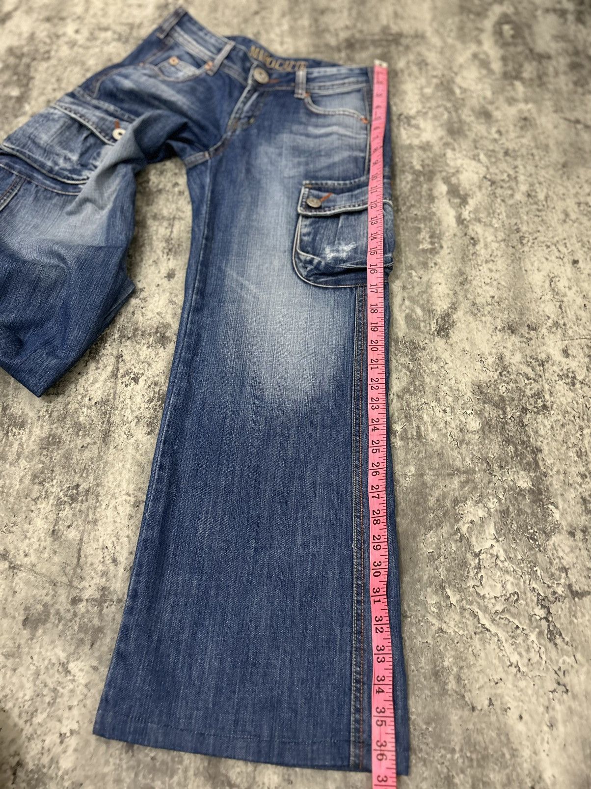 Hysteric Glamour × Japanese Brand × Seditionaries Maro Cate Cargo Baggy Distressed Jeans Size US 30 / EU 46 - 25 Thumbnail