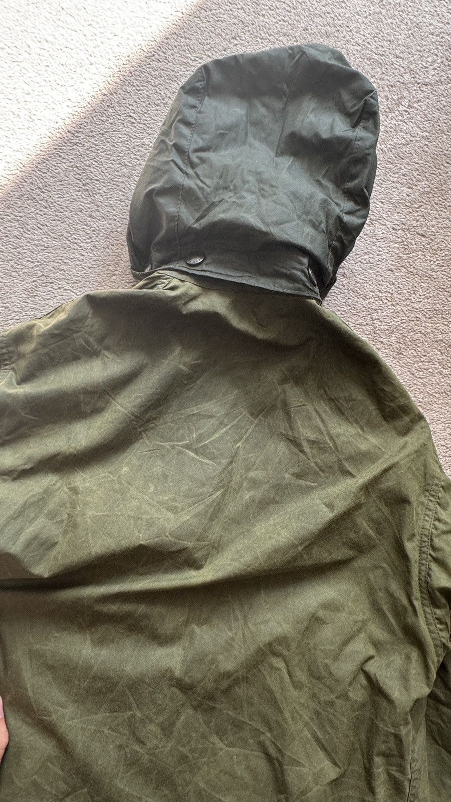 Barbour Vintage Barbour Border Waxed Coat Jacket Made in England Size US S / EU 44-46 / 1 - 6 Thumbnail
