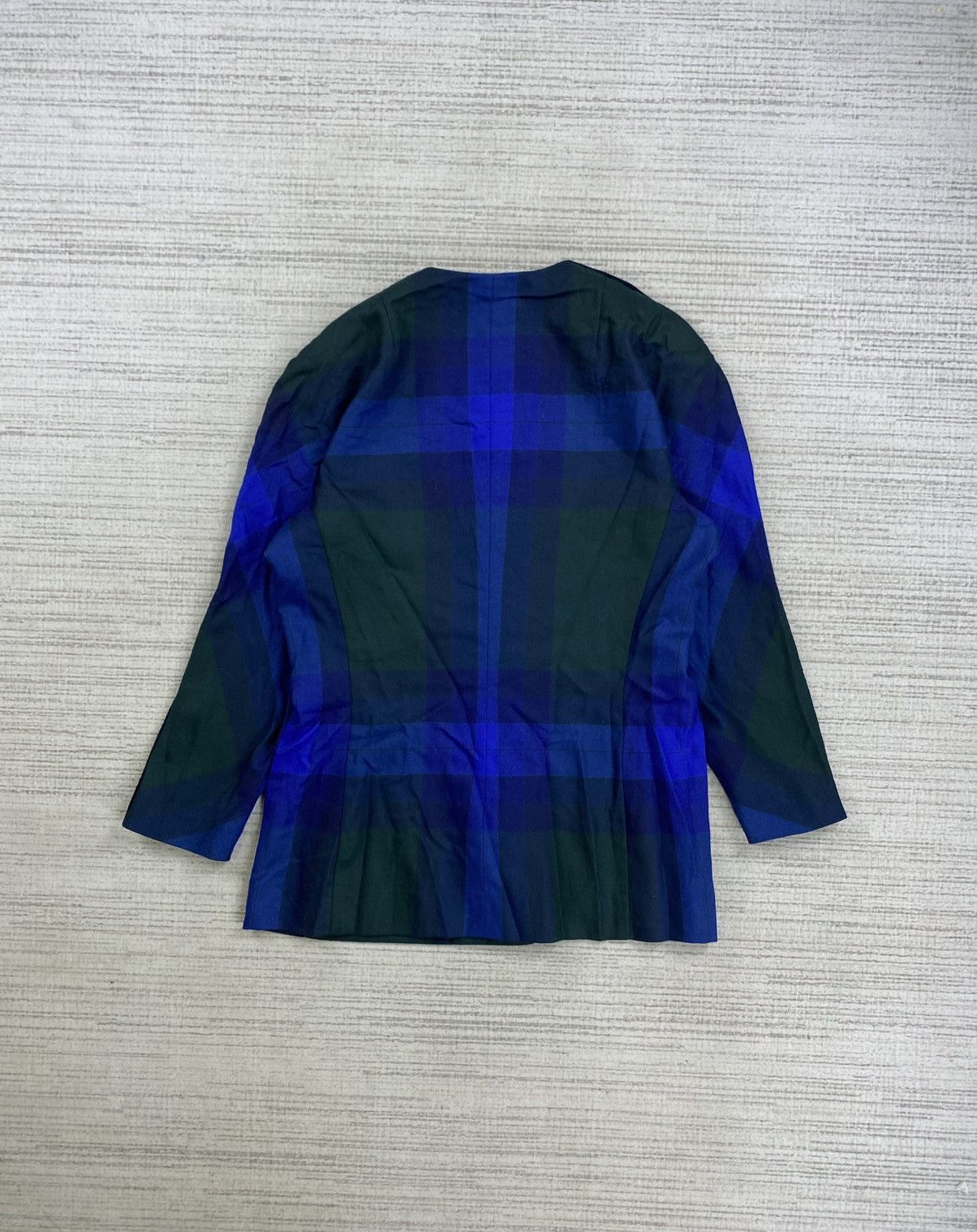 Akris Vintage Akris Switzerland Blue Checked Dress Size M / US 6-8 / IT 42-44 - 2 Thumbnail