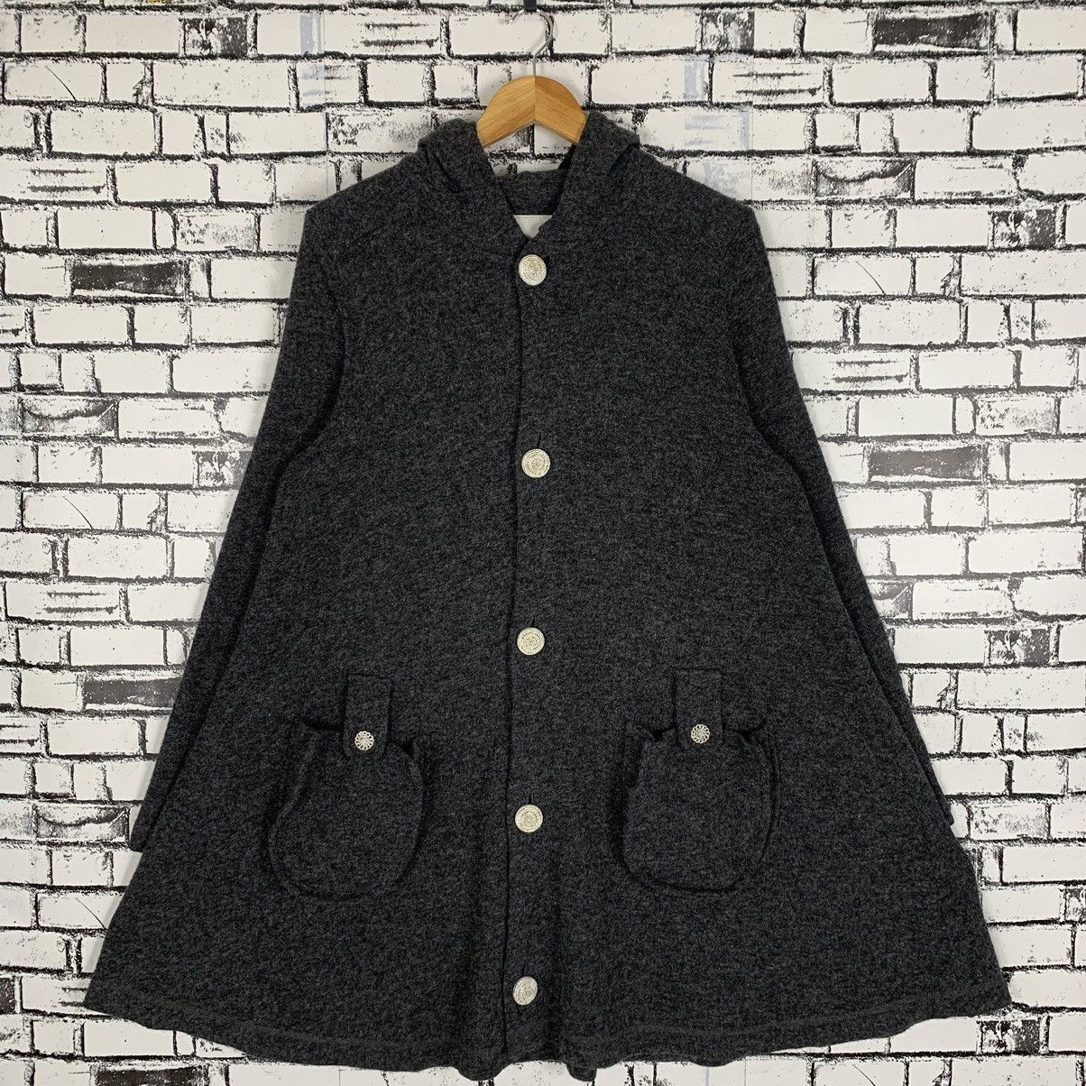 Sunao Kuwahara Wool Cloak Cape Size M / US 6-8 / IT 42-44 - 1 Thumbnail
