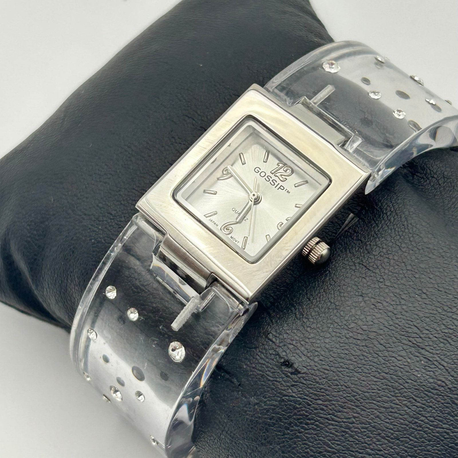 Other Gossip Women's Cuff Watch with Clear Acrylic Band Size ONE SIZE - 2 Thumbnail