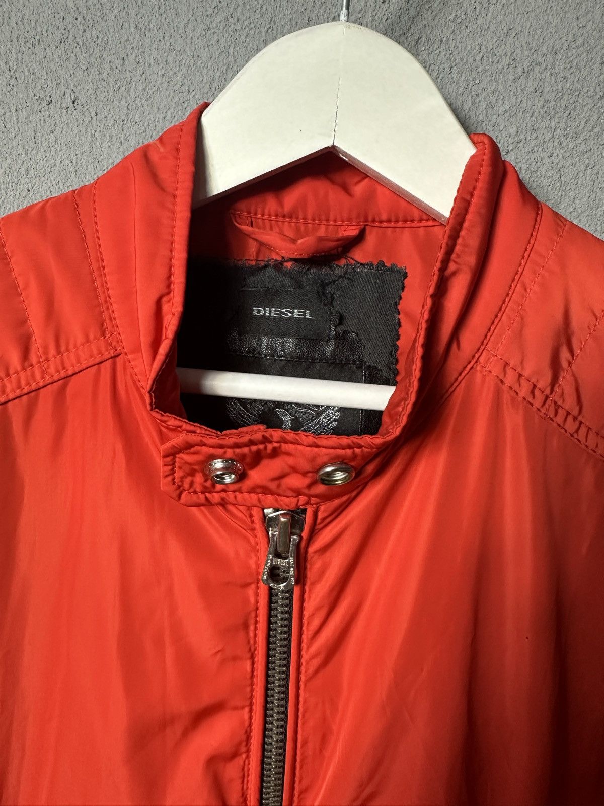 Diesel Diesel Vintage Orange Nylon Jacket Size US L / EU 52-54 / 3 - 4 Thumbnail