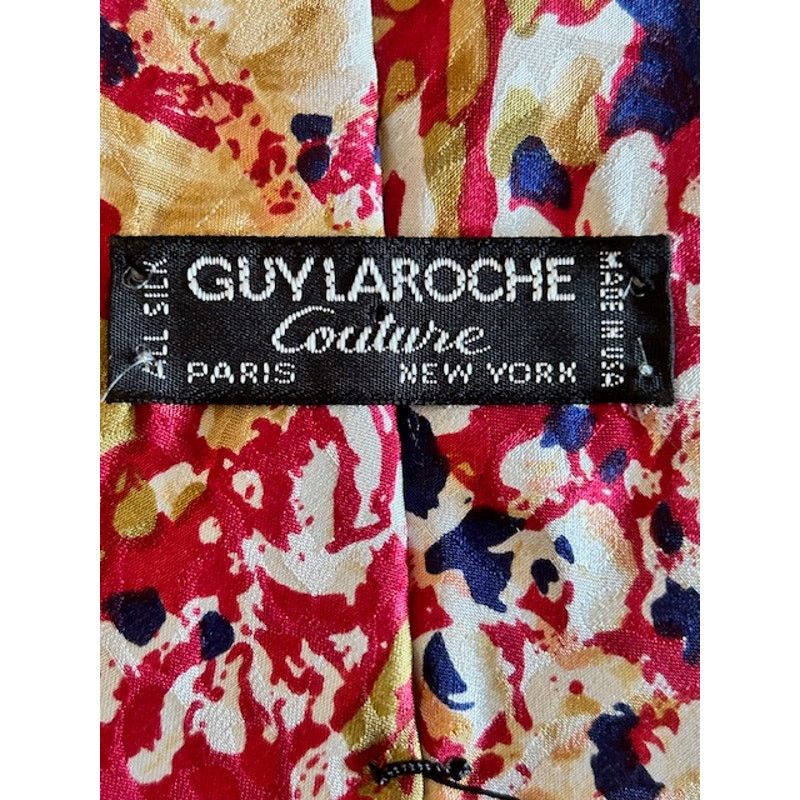 Guy Laroche Vintage Guy Laroche Couture Silk Tie Lot (2) Size ONE SIZE - 3 Thumbnail
