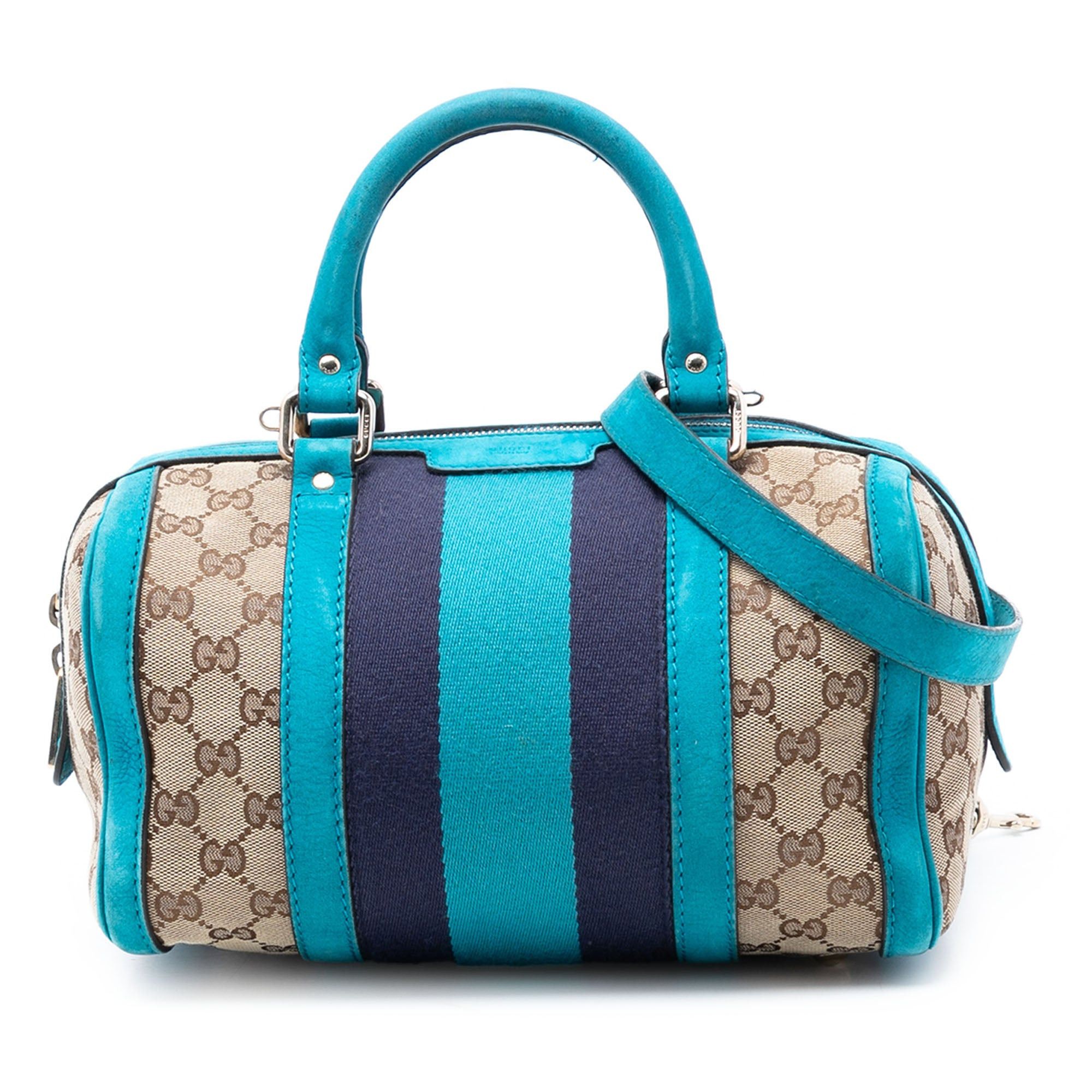 Gucci Small GG Canvas Web Joy Boston Bag Size ONE SIZE - 1 Thumbnail