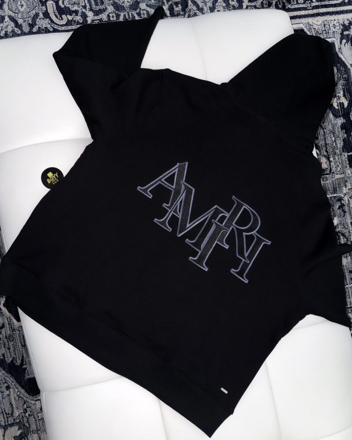 Amiri AMIRI STAGGERED LOGO hoodie Size US XL / EU 56 / 4 - 2 Thumbnail
