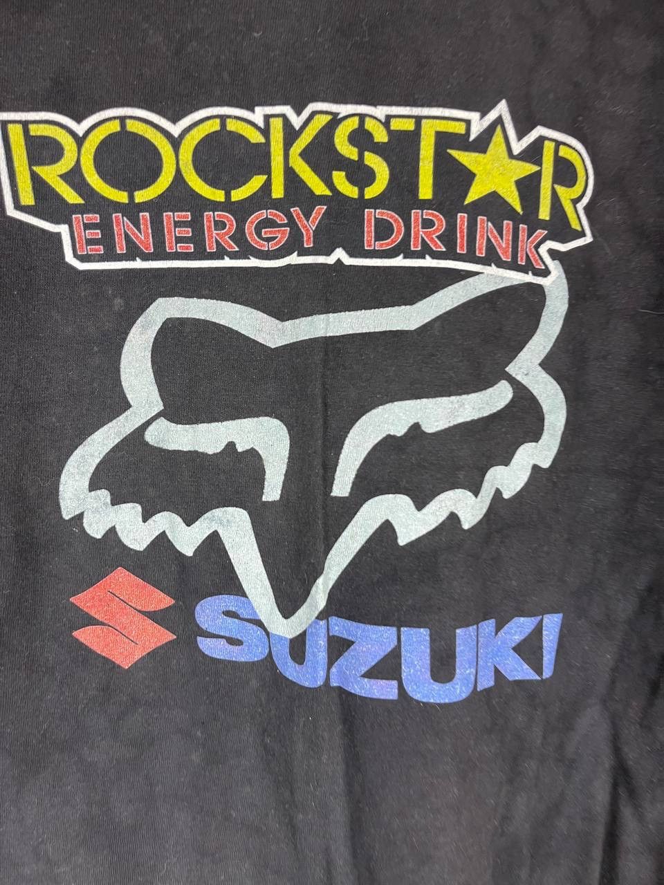 Rockstar Energy Vintage Rockstar Energy Drink Suzuki Cotton T-Shirt Size M Size US M / EU 48-50 / 2 - 2 Thumbnail