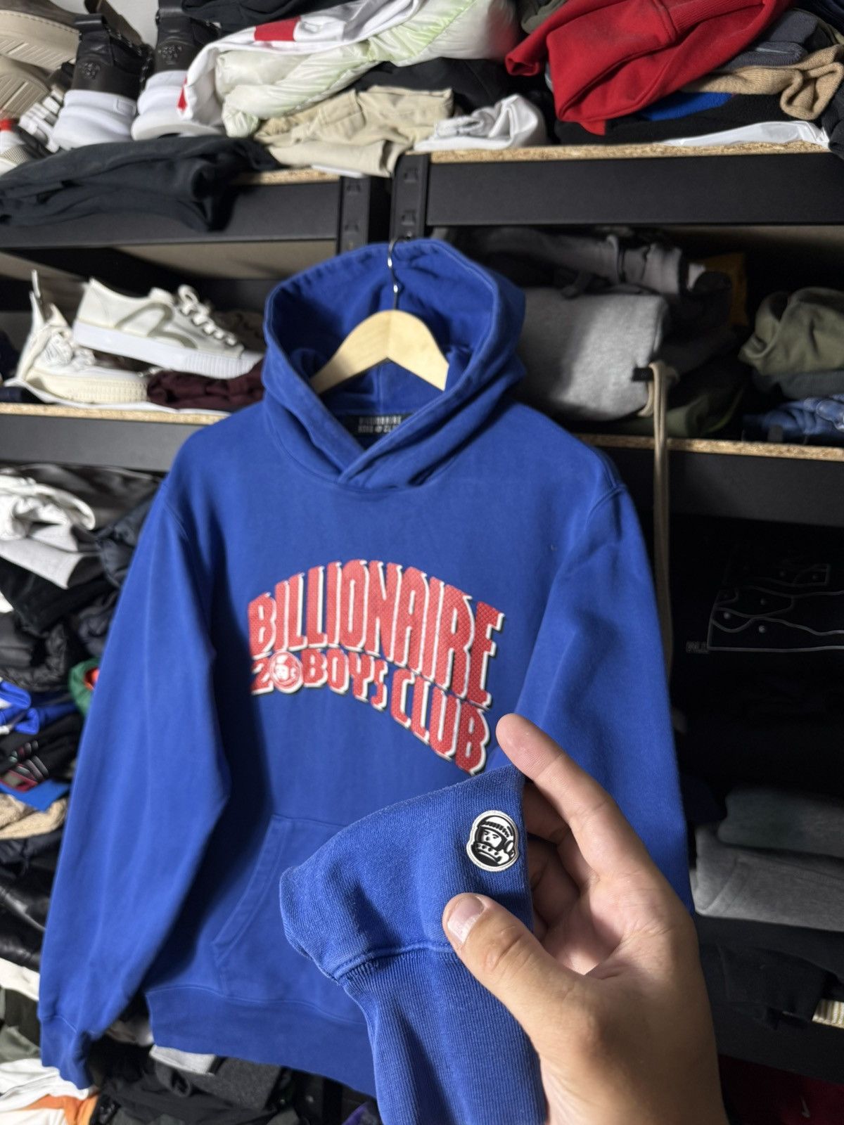 Billionaire Boys Club Billionaire Boys Club BBC Hoodie M Blue Graphic Pullover Size US M / EU 48-50 / 2 - 3 Thumbnail
