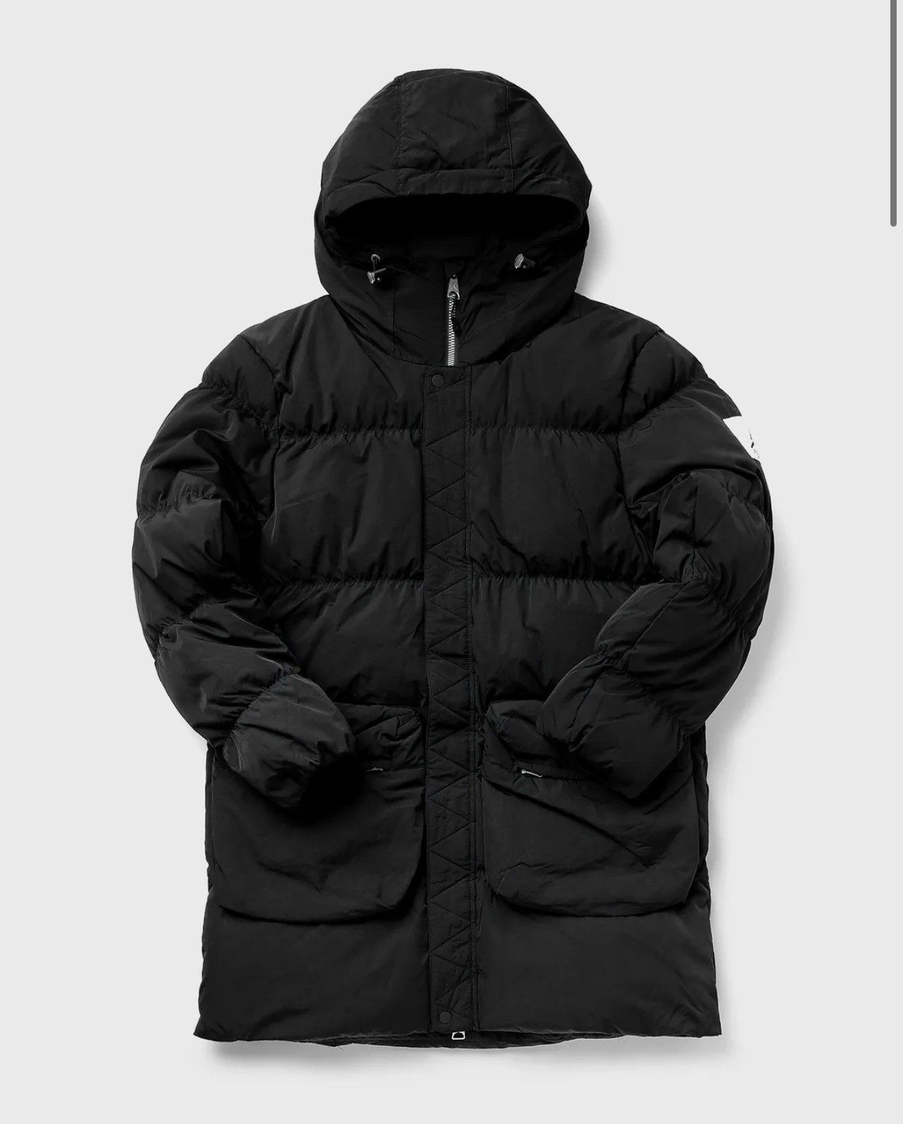 image of Nike Jordan Essential Statement Black Parka, Men's (Size Medium)