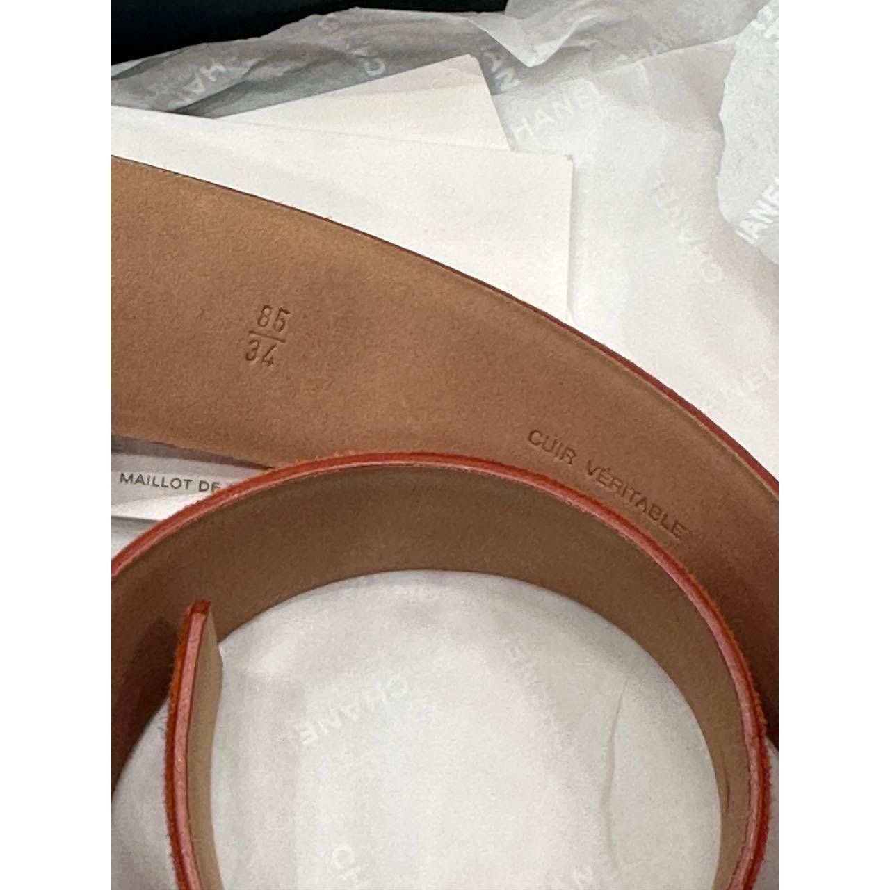 Chanel NWOB Chanel Suede Belt Cruise 2011 - Size 85 Size ONE SIZE - 3 Thumbnail